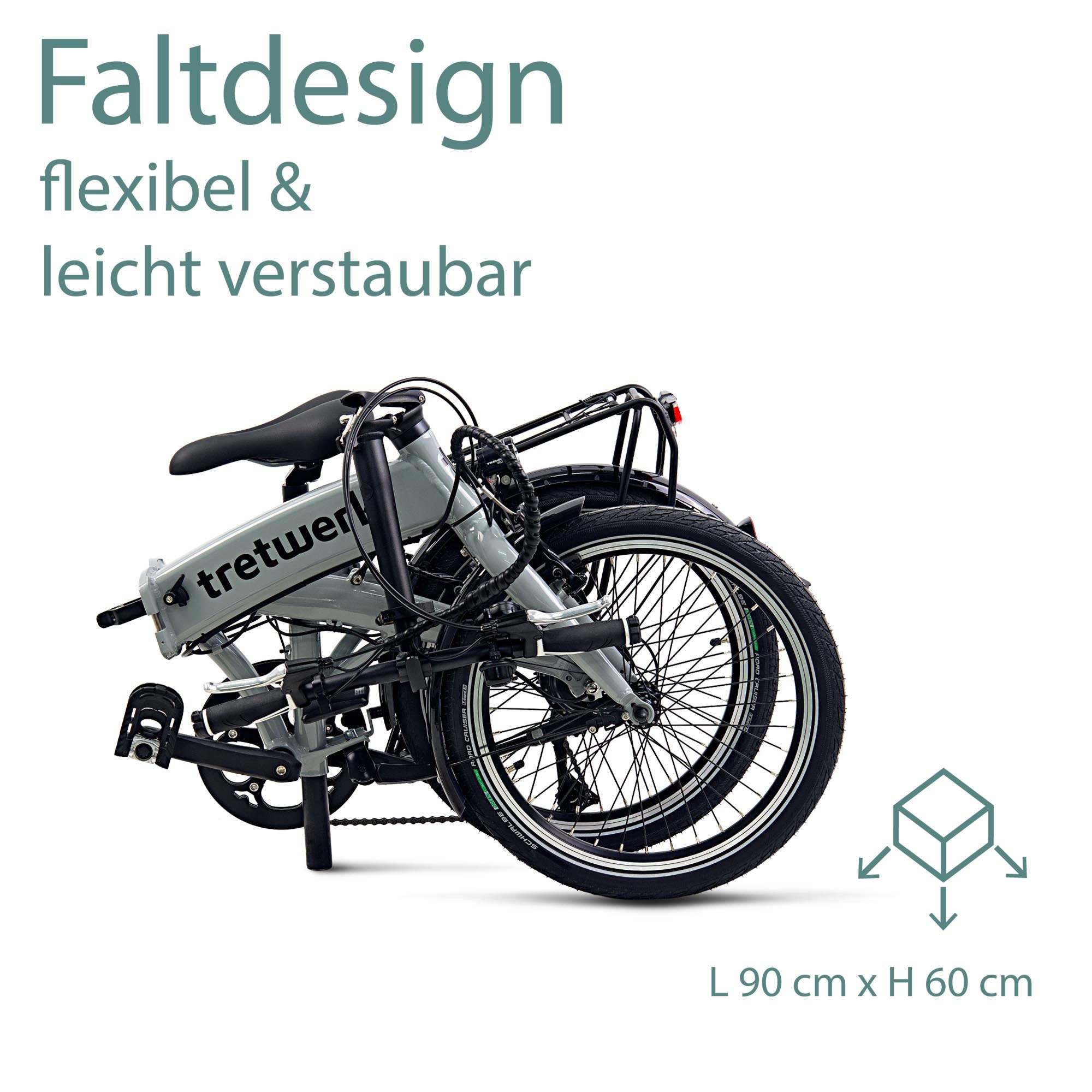 Tretwerk E-Bike »Akimbo«, 8 Gang, Shimano, Acera M3020 SGS, Heckmotor 250 W, Pedelec, Elektrofahrrad für Damen u. Herren