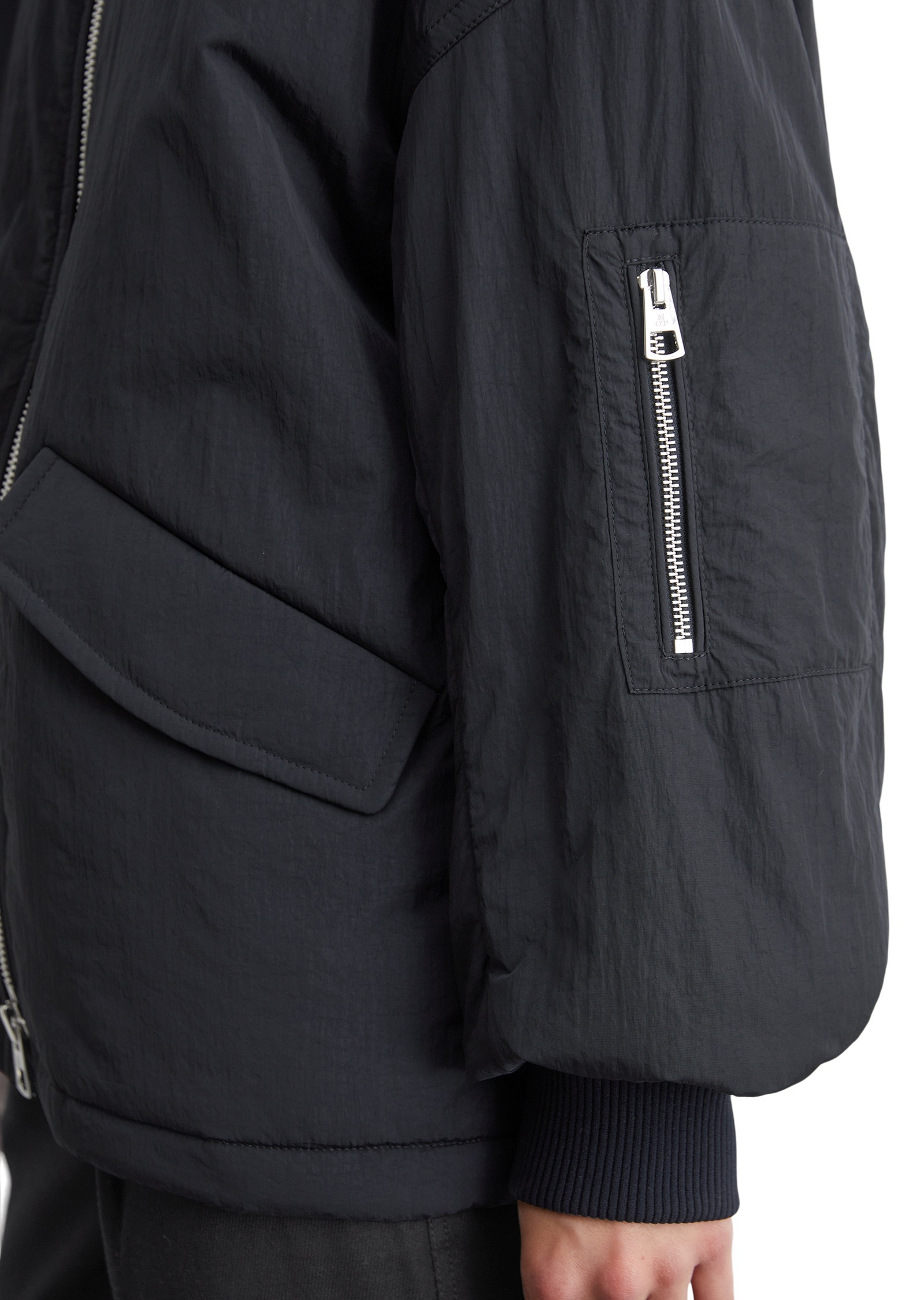 Marc O'Polo Outdoorjacke »aus Crinkle-Nylon«, ohne Kapuze