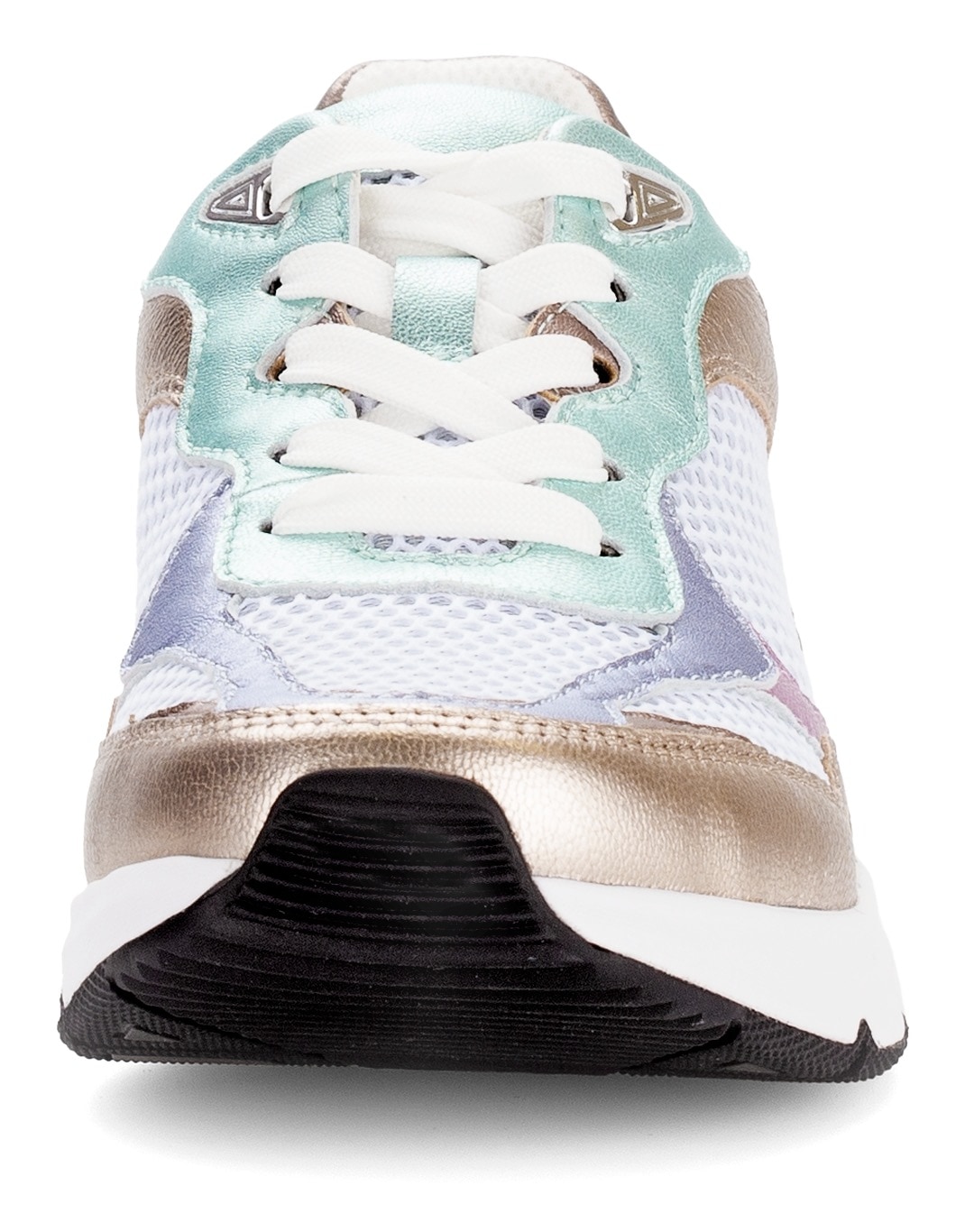 Gabor Rollingsoft Keilsneaker, Freizeitschuh, Halbschuh, Schnürschuh mit gepolstertem Schaftrand