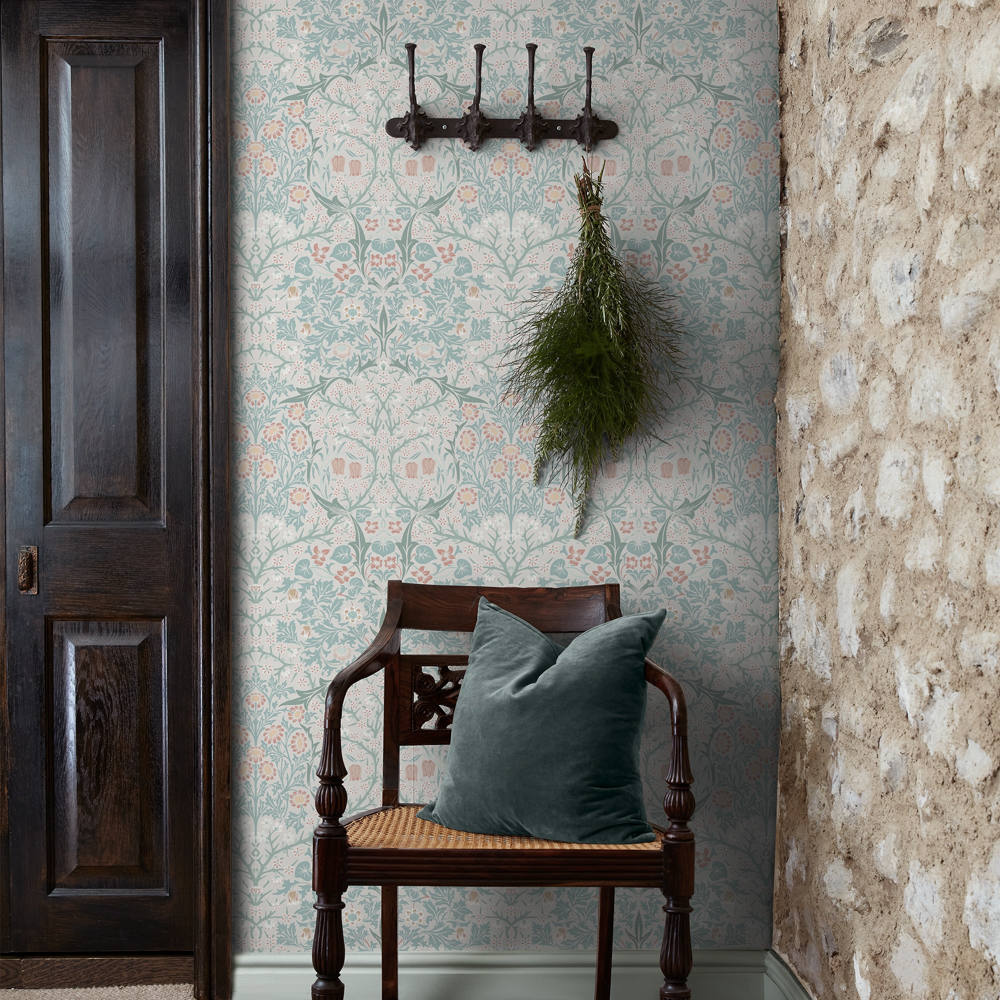 WILLIAM MORRIS AT HOME Vliestapete "Blackthorn Meadow" Motiv glatt Design Tapeten