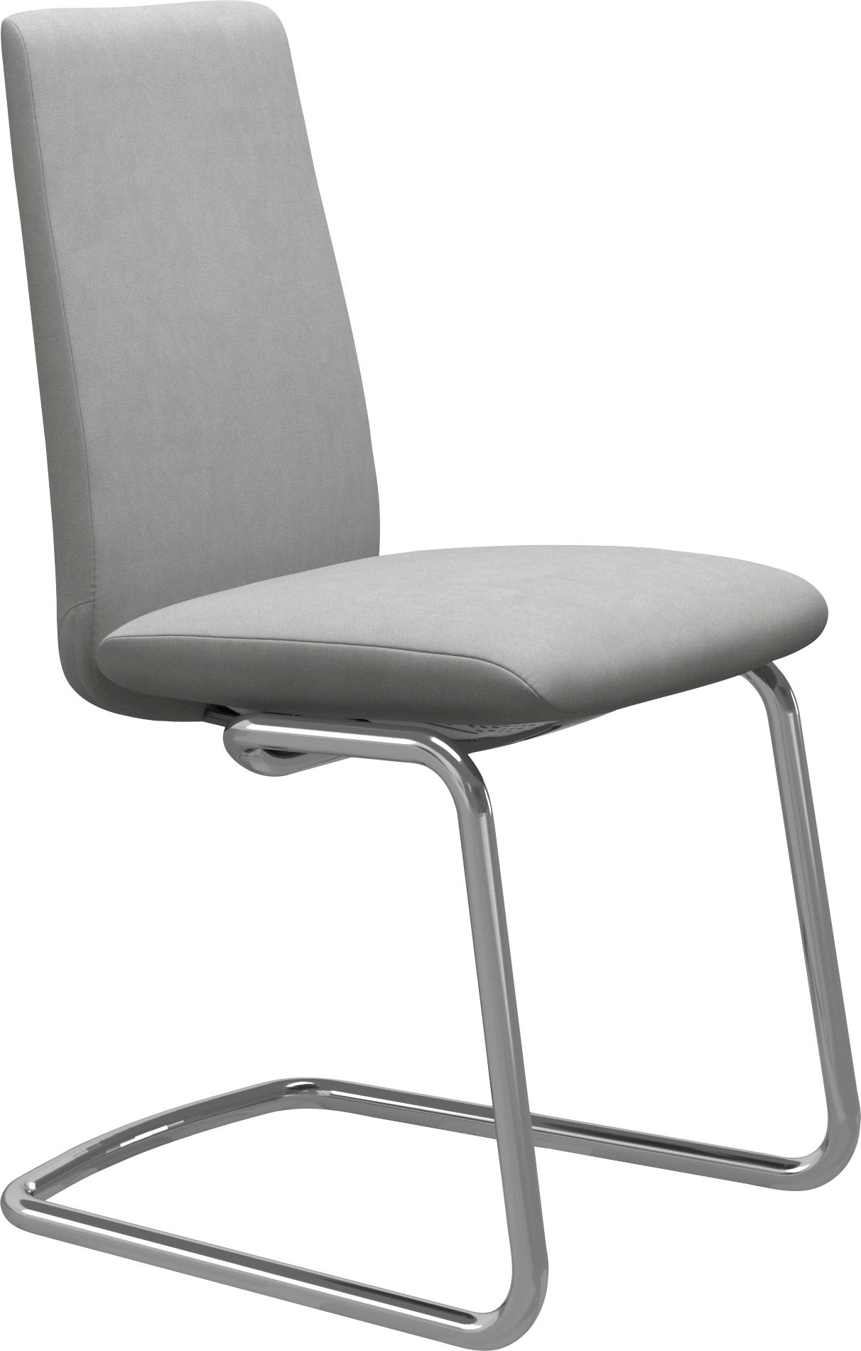 Stressless Polsterstuhl "Laurel", Microfaser DINAMICA, Low Back, Größe M, mit Beinen aus Stahl in Chrom glänzend