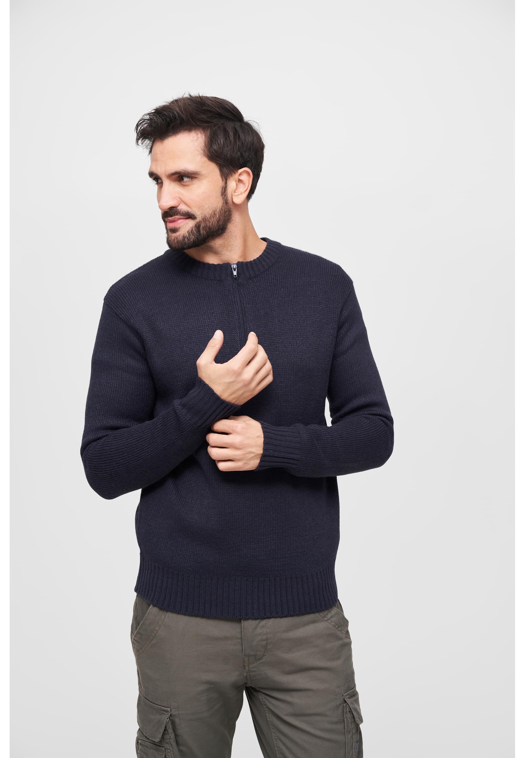 Brandit Rundhalspullover »Brandit Herren Armee Pullover«, (1 tlg.)