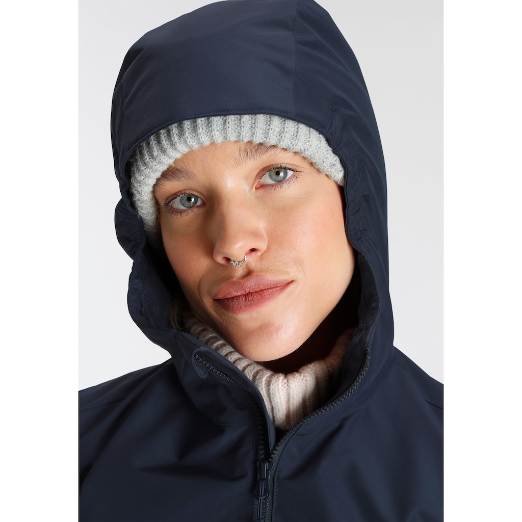 Jack Wolfskin Funktionsjacke »FARWOOD JKT W«, mit Kapuze, Wasserabweisend & Atmungsaktiv & Winddicht