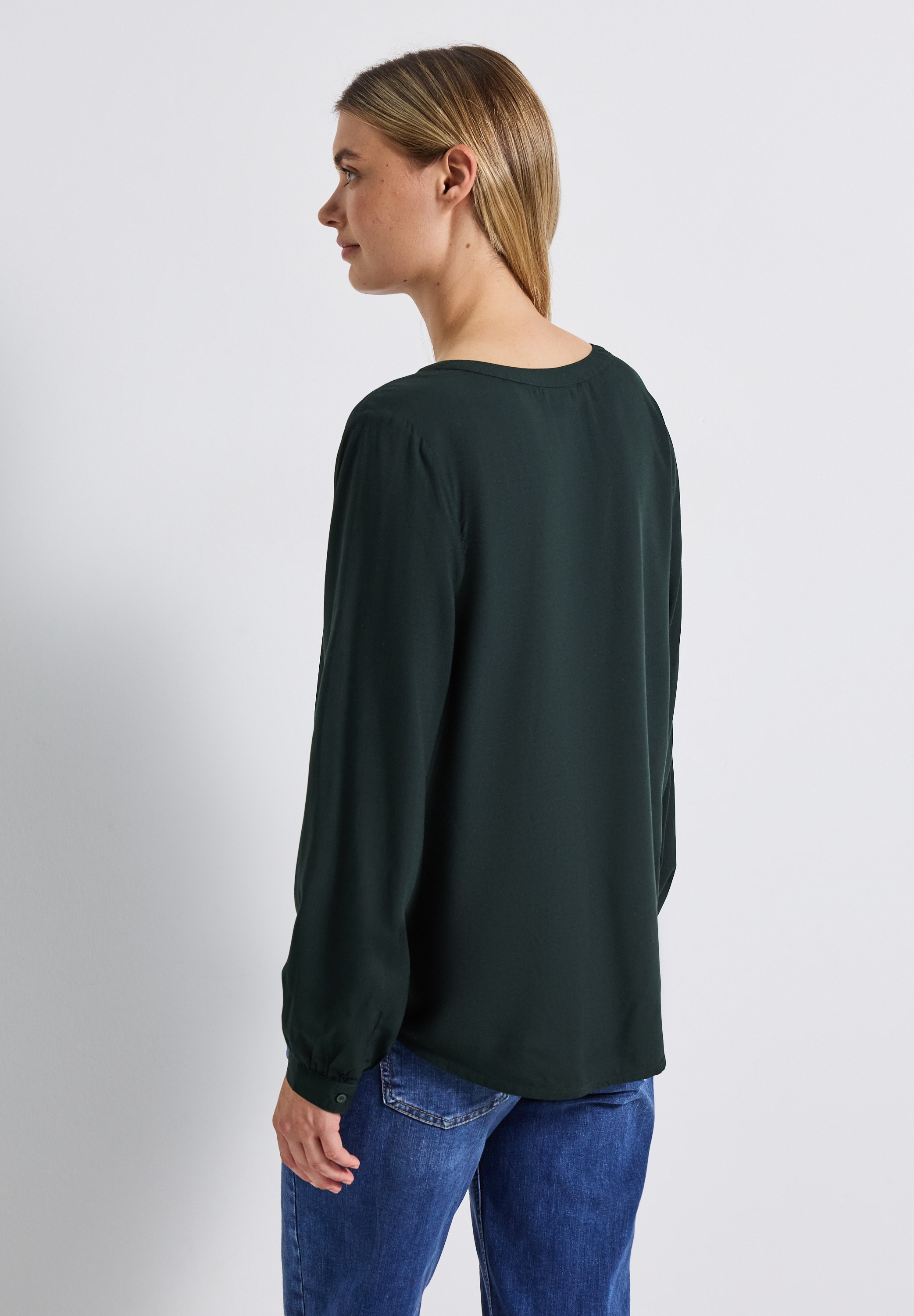 STREET ONE Langarmbluse, aus softer Viskose günstig online kaufen