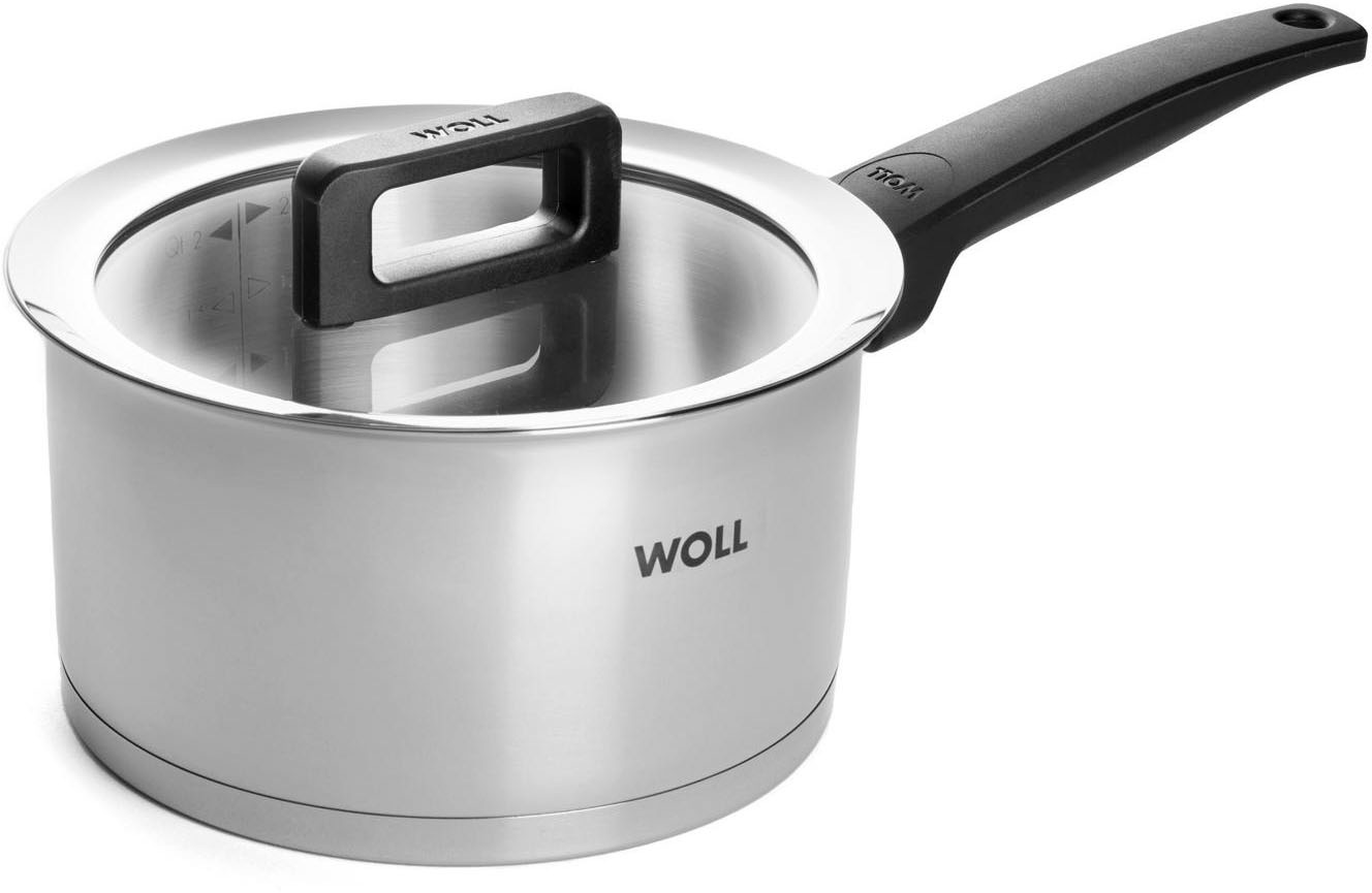 WOLL Kochtopf "Concept", 2,6 l + Ø 18cm + Höhe 10cm, silber, Töpfe, Induktion