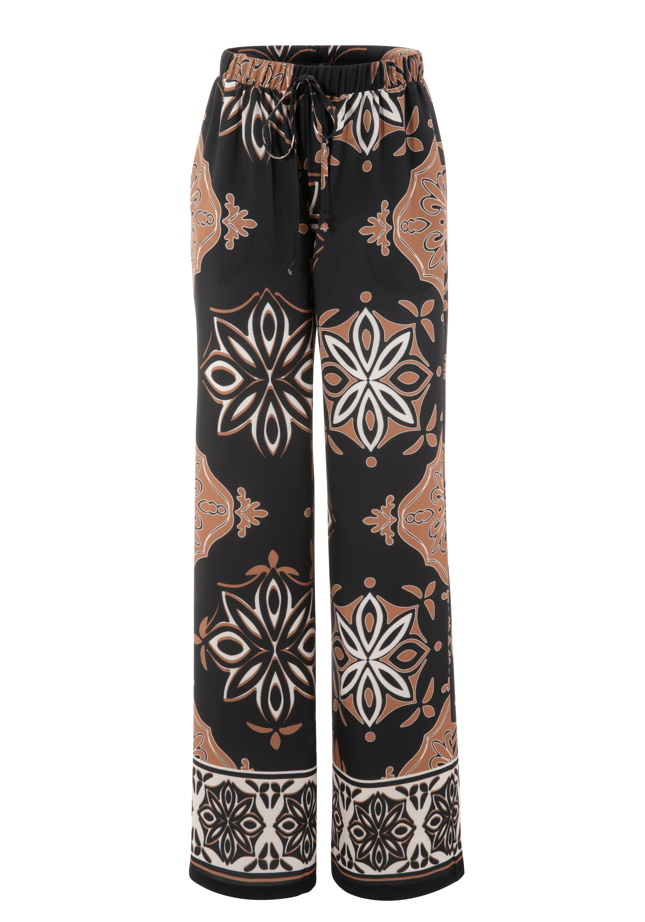 Aniston SELECTED Palazzohose, mit Ornamente-Druck