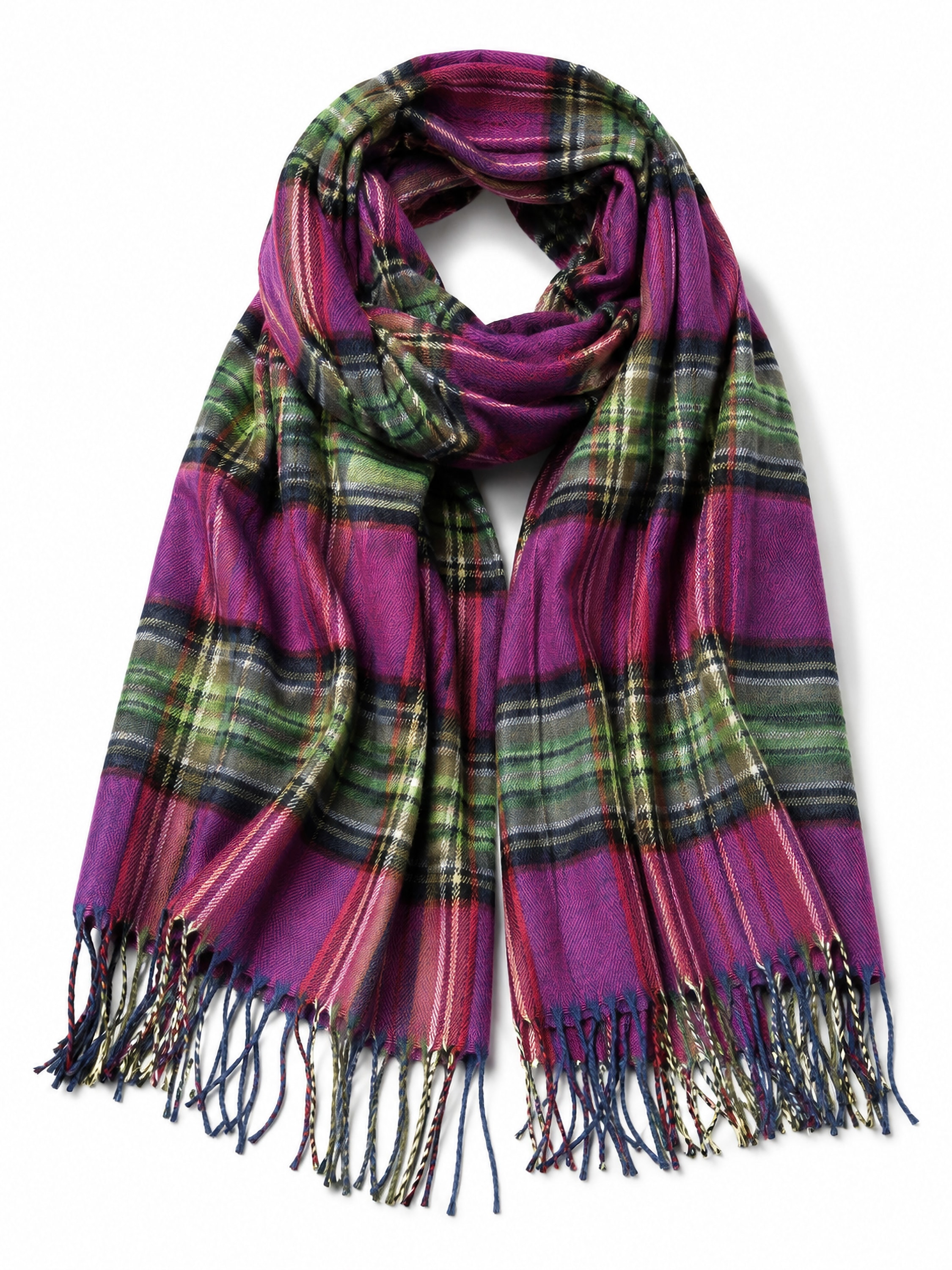 COLLEZIONE ALESSANDRO 1100000002199 "Scotland" 1 Stk. mit Karomuster, Made in Italy