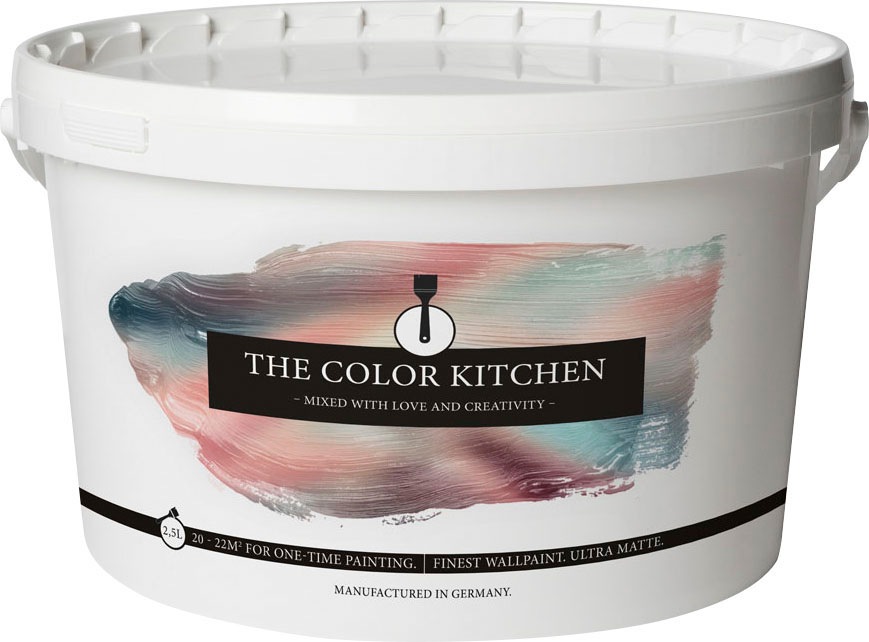 A.S. Création Wand- und Deckenfarbe »Seidenmatt Innenfarbe THE COLOR KITCHEN« für Wohnzimmer Schlafzimmer Flur Küche, versch. Gelbtöne