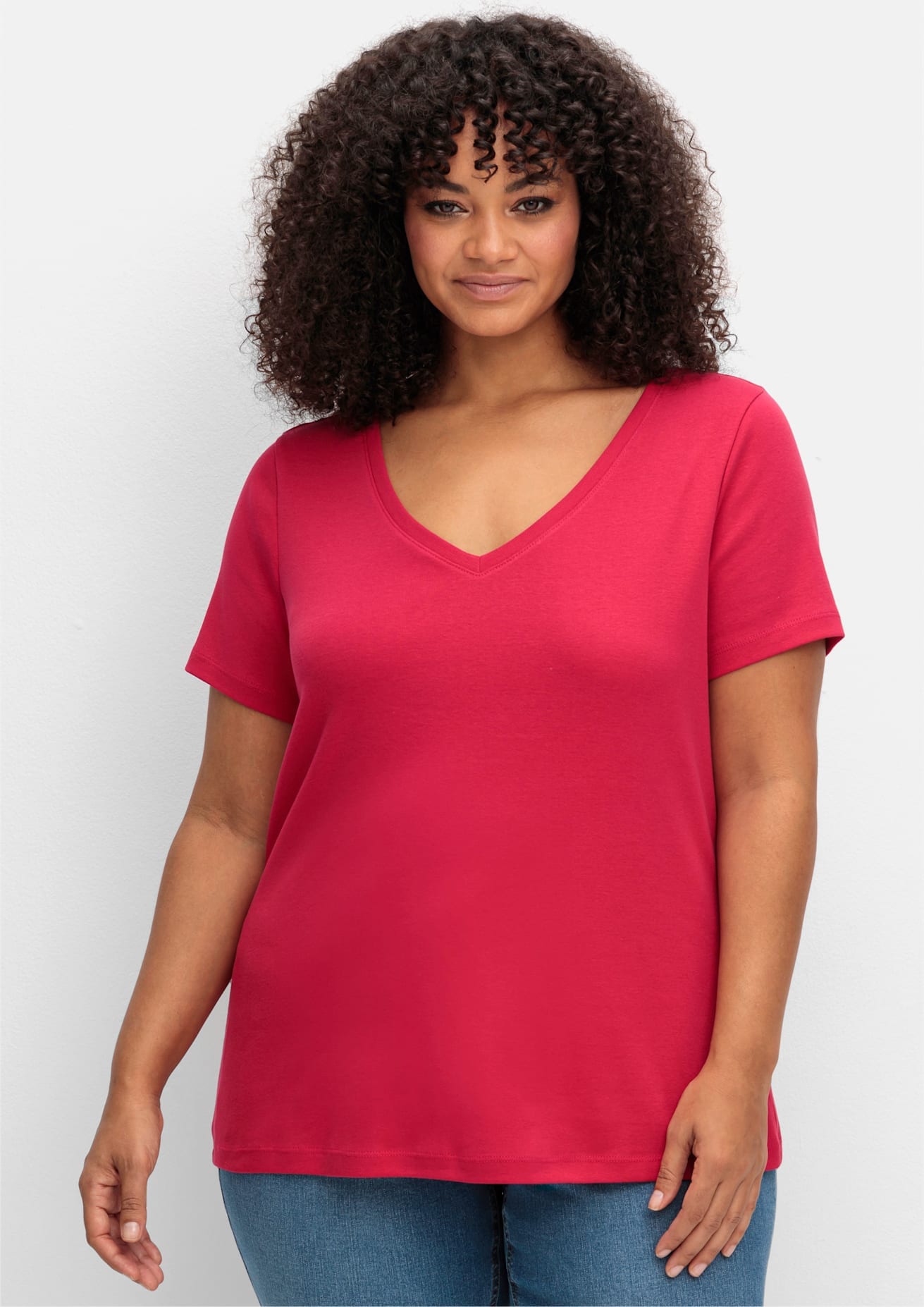Sheego T-Shirt "T-Shirt", (1 tlg.) günstig online kaufen