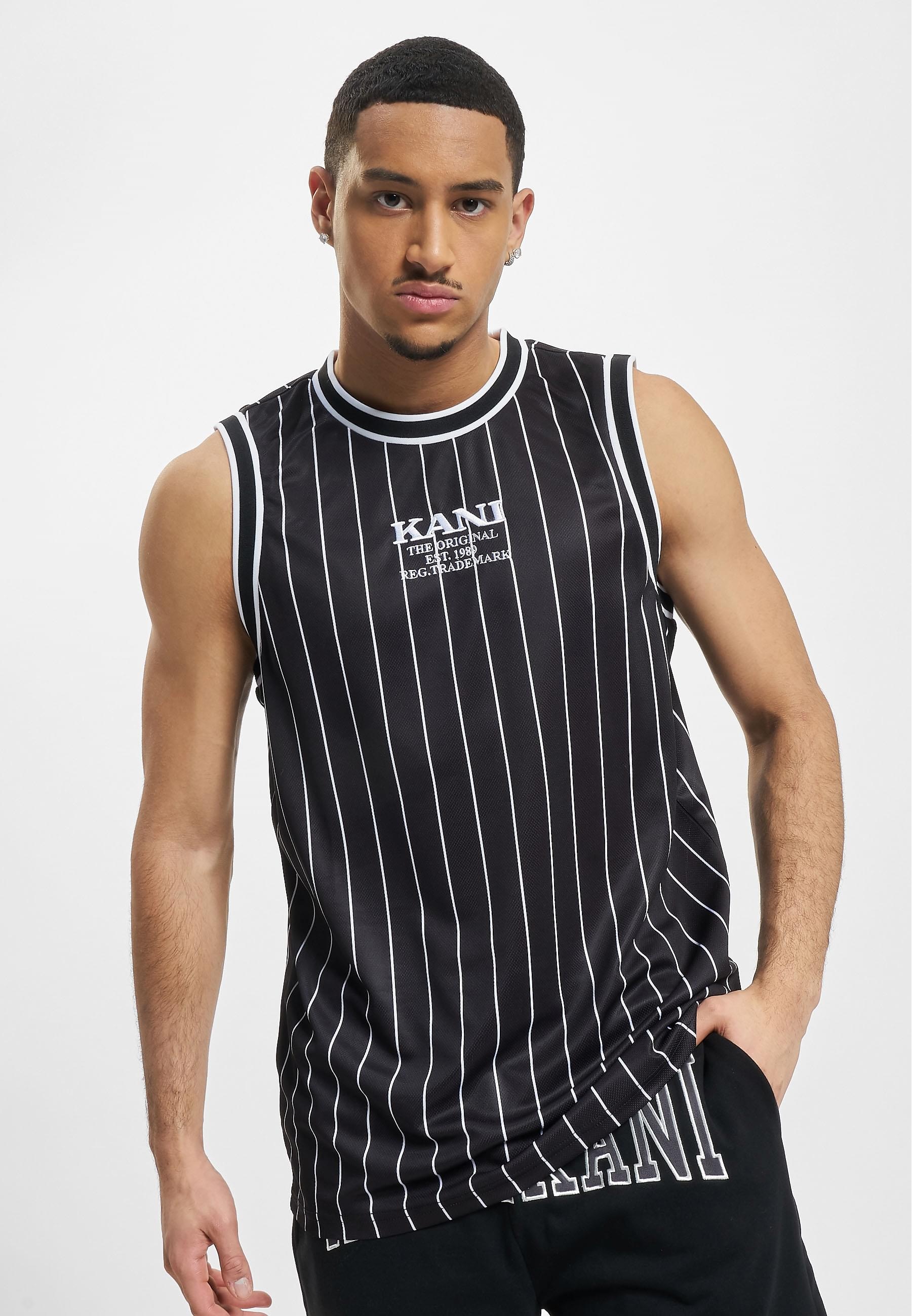 Karl Kani Tanktop »Karl Kani Herren KM232-001-4 KK Retro Pinstripes Basketball Tank«, (1 tlg.)
