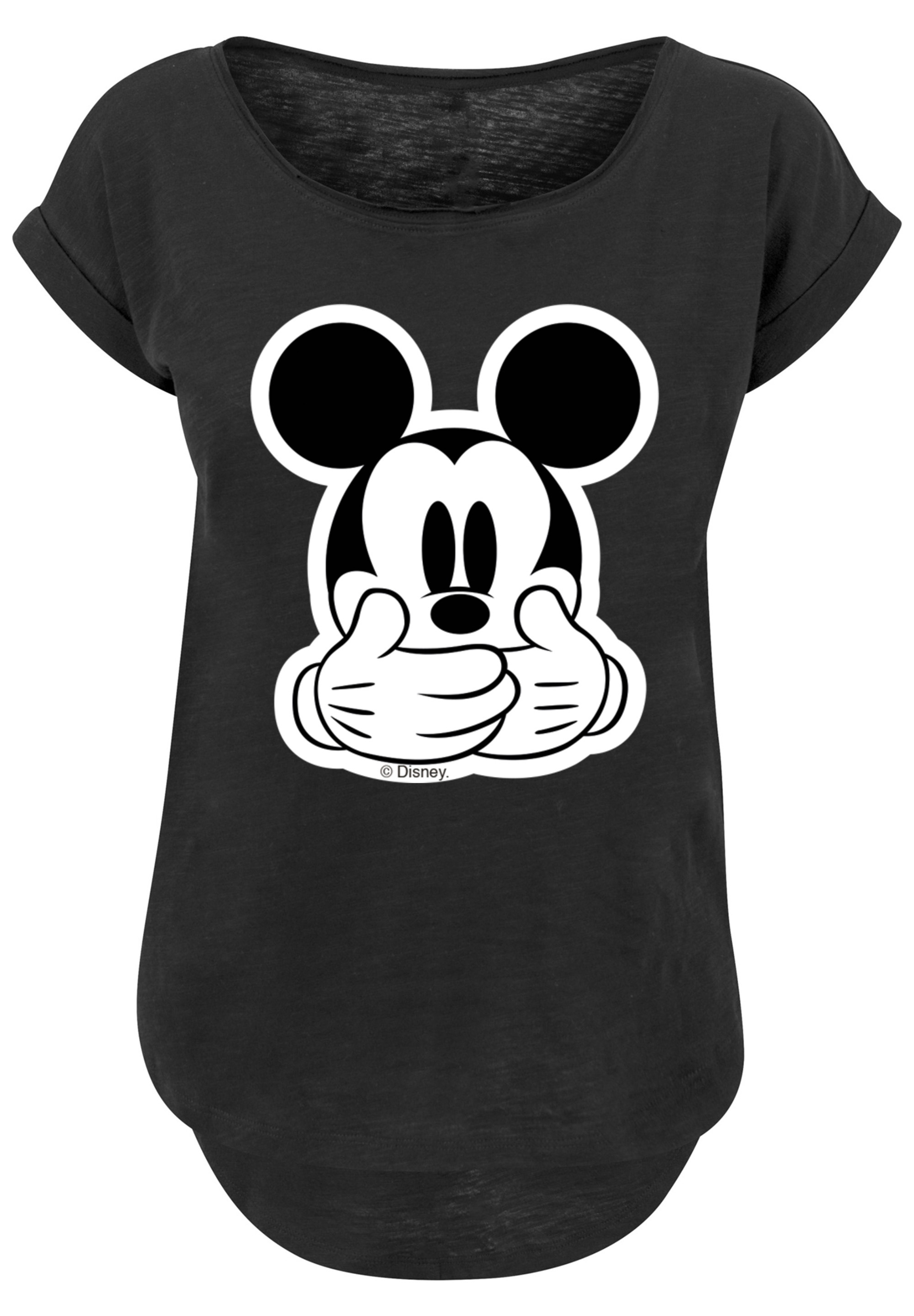 F4NT4STIC T-Shirt »Micky Maus Don’t Speak«, Print