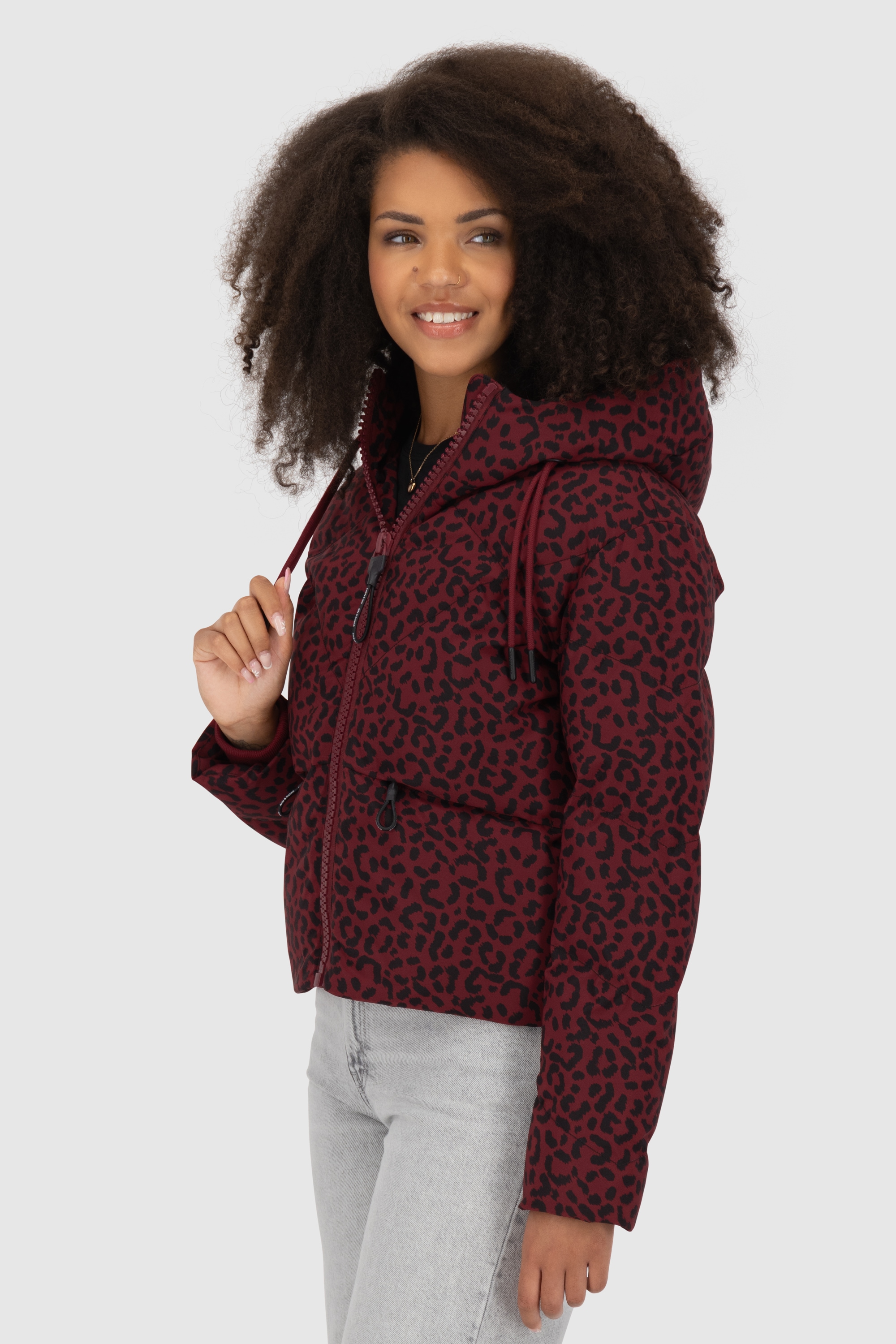 Alife & Kickin Winterjacke »Damen MurielAK B«, mit Kapuze, Kurze warme moderne Jacke mit großer gefütterter Kapuze