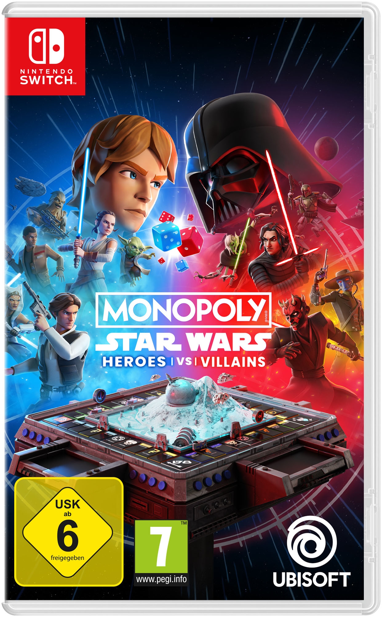 UBISOFT Spielesoftware "Monopoly: Star Wars Heroes vs. Villains", ohne farbbezeichnung, Nintendo Switch, Spielesoftware