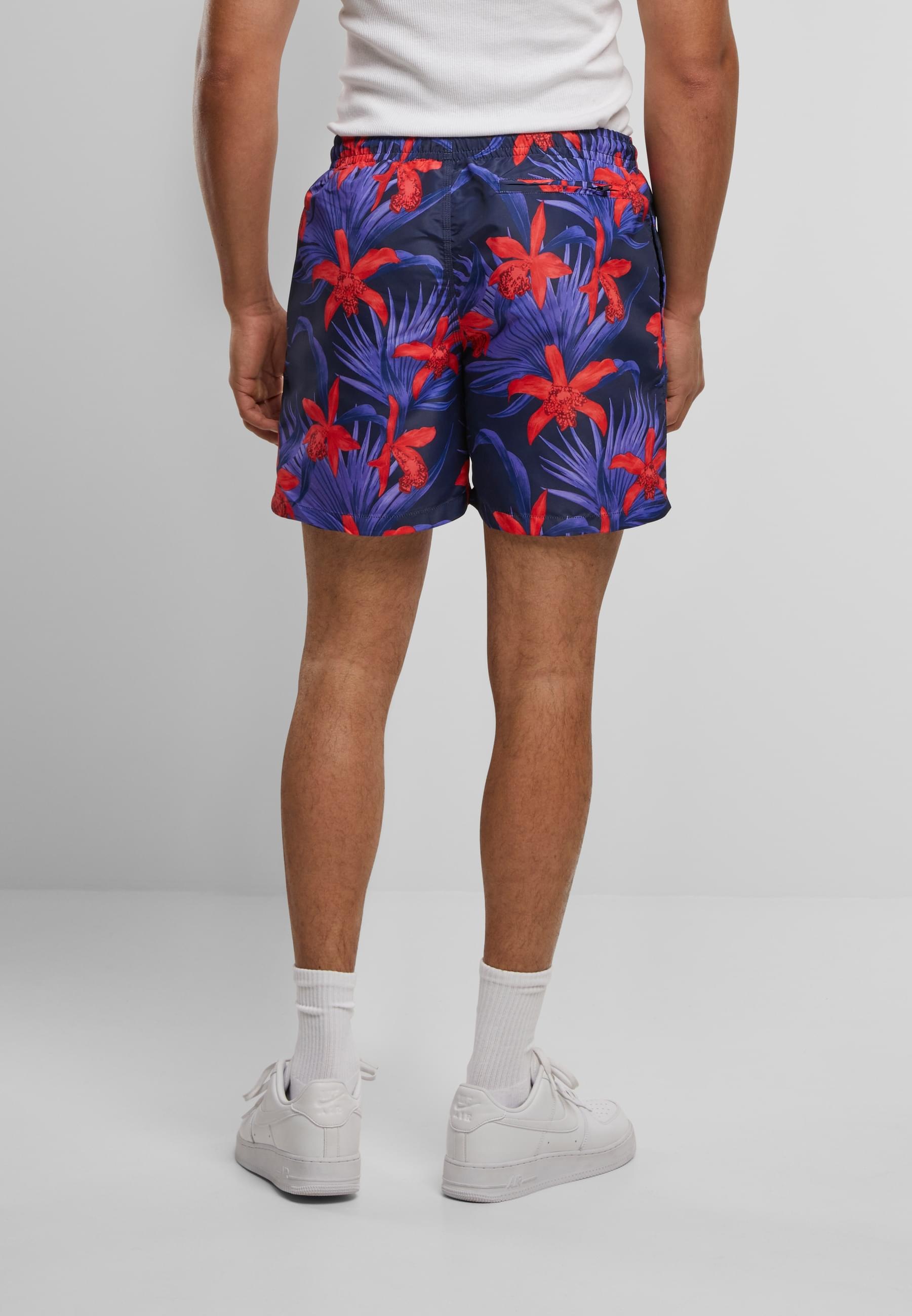 URBAN CLASSICS Badeshorts »Urban Classics Herren Pattern Swim Shorts«