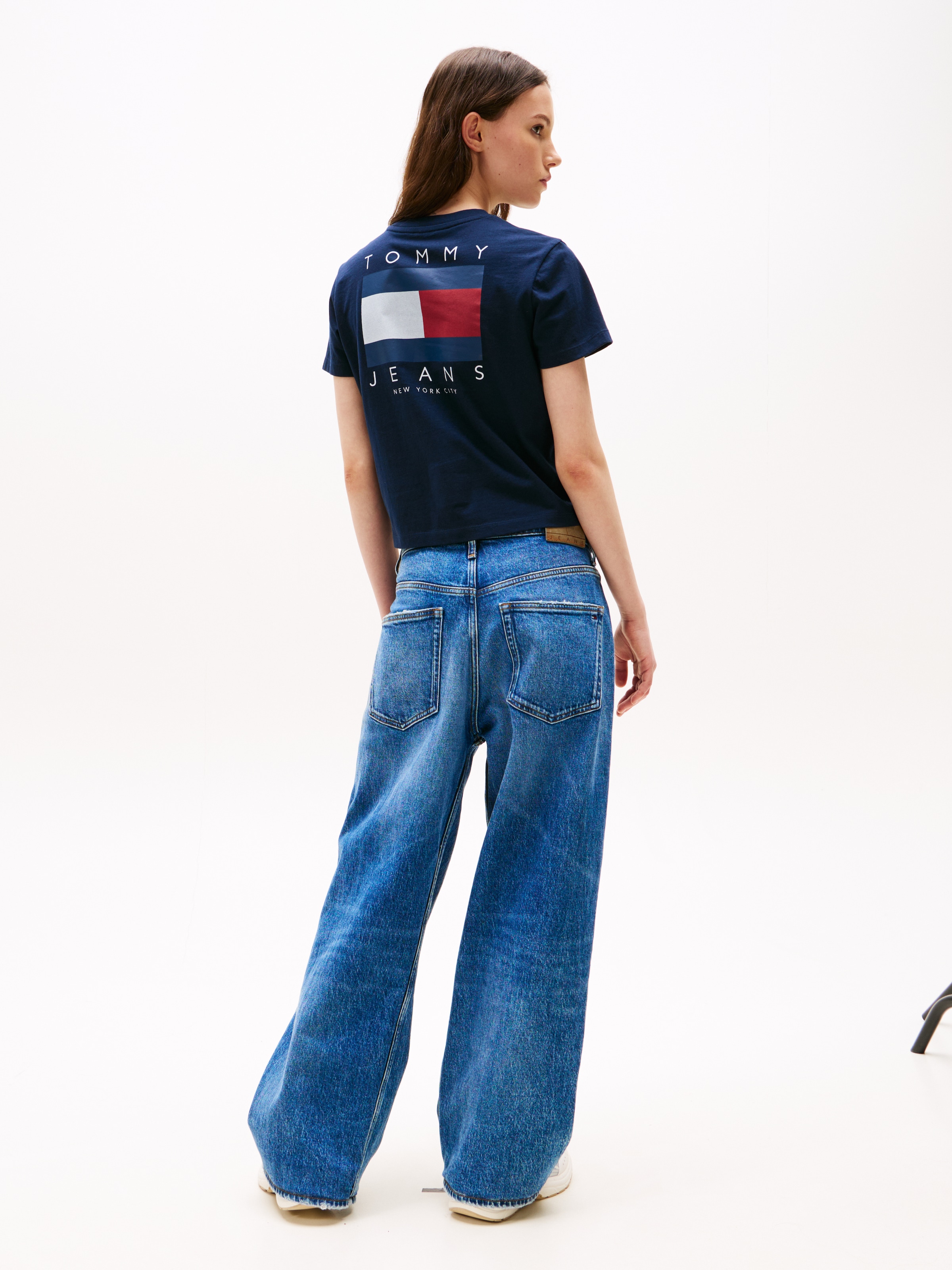 Tommy Jeans Kurzarmshirt »TJW REG SH TOMMY US FLAG SS TEE«