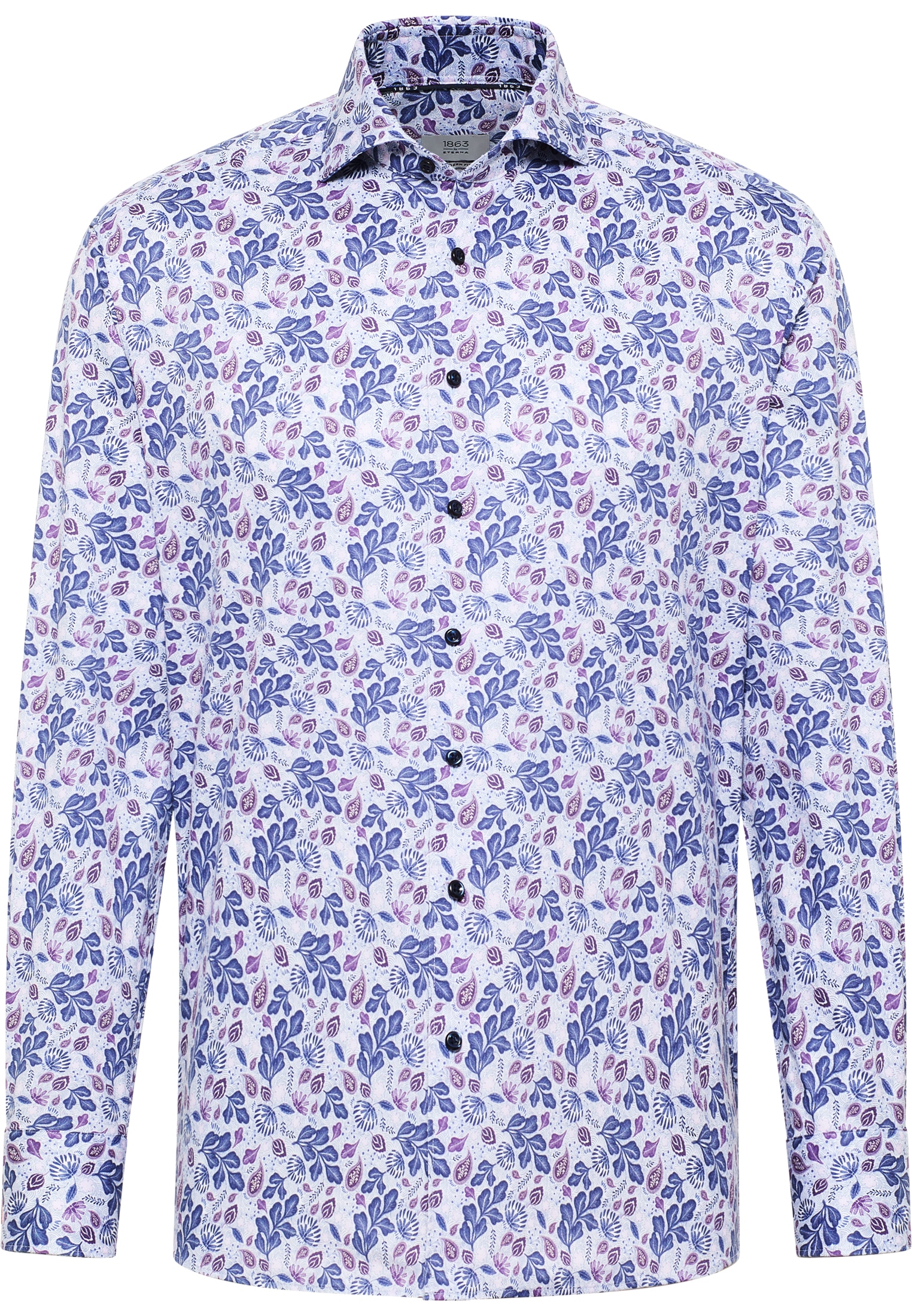 Eterna Langarmhemd »MODERN FIT« EASY IRON (bügelleicht)