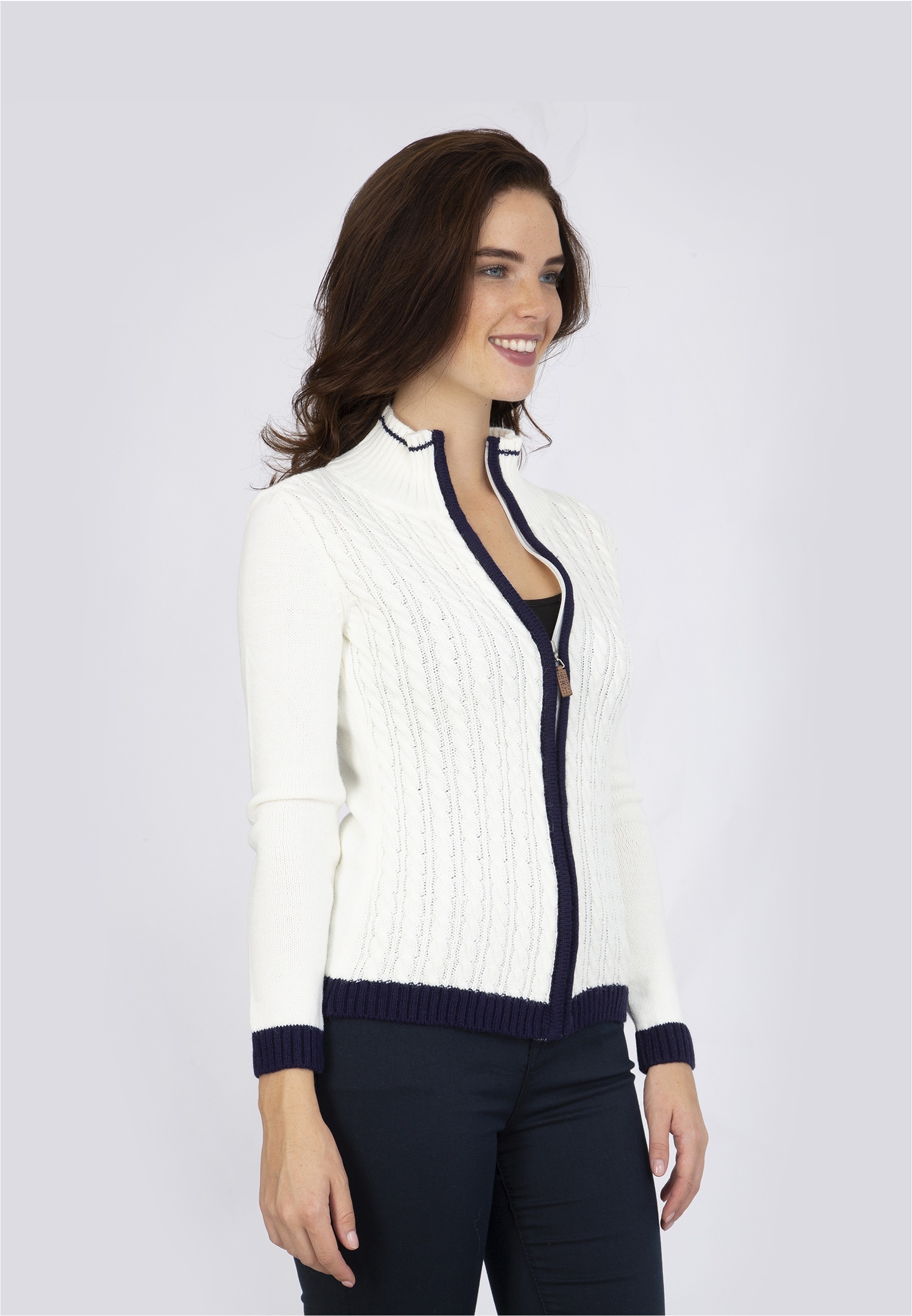 Thumbnail - SIR RAYMOND TAILOR Strickjacke "Scottie" mit hochwertigem Reißverschluss