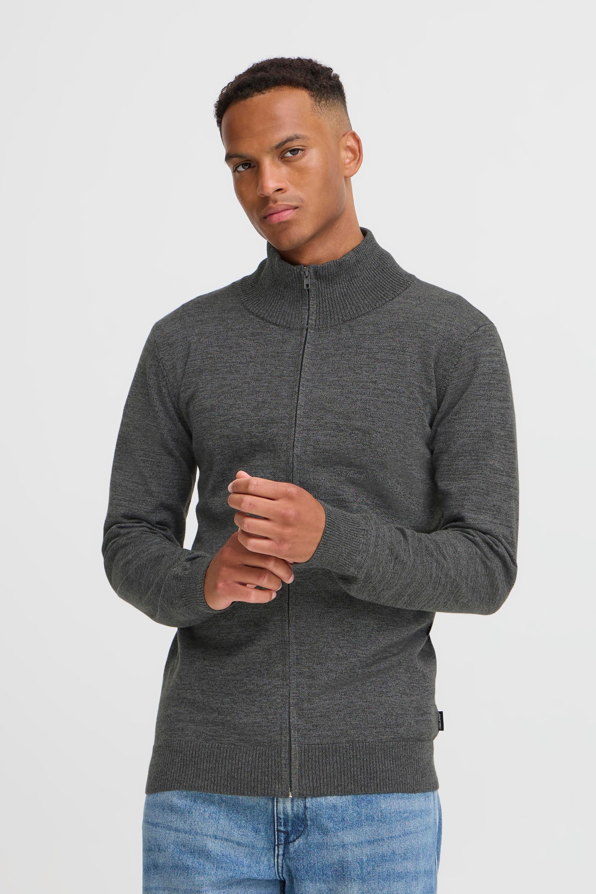 Blend Strickjacke "BHMCASSBERG", Stilvolle Strickjacke mit Reißverschluss günstig online kaufen