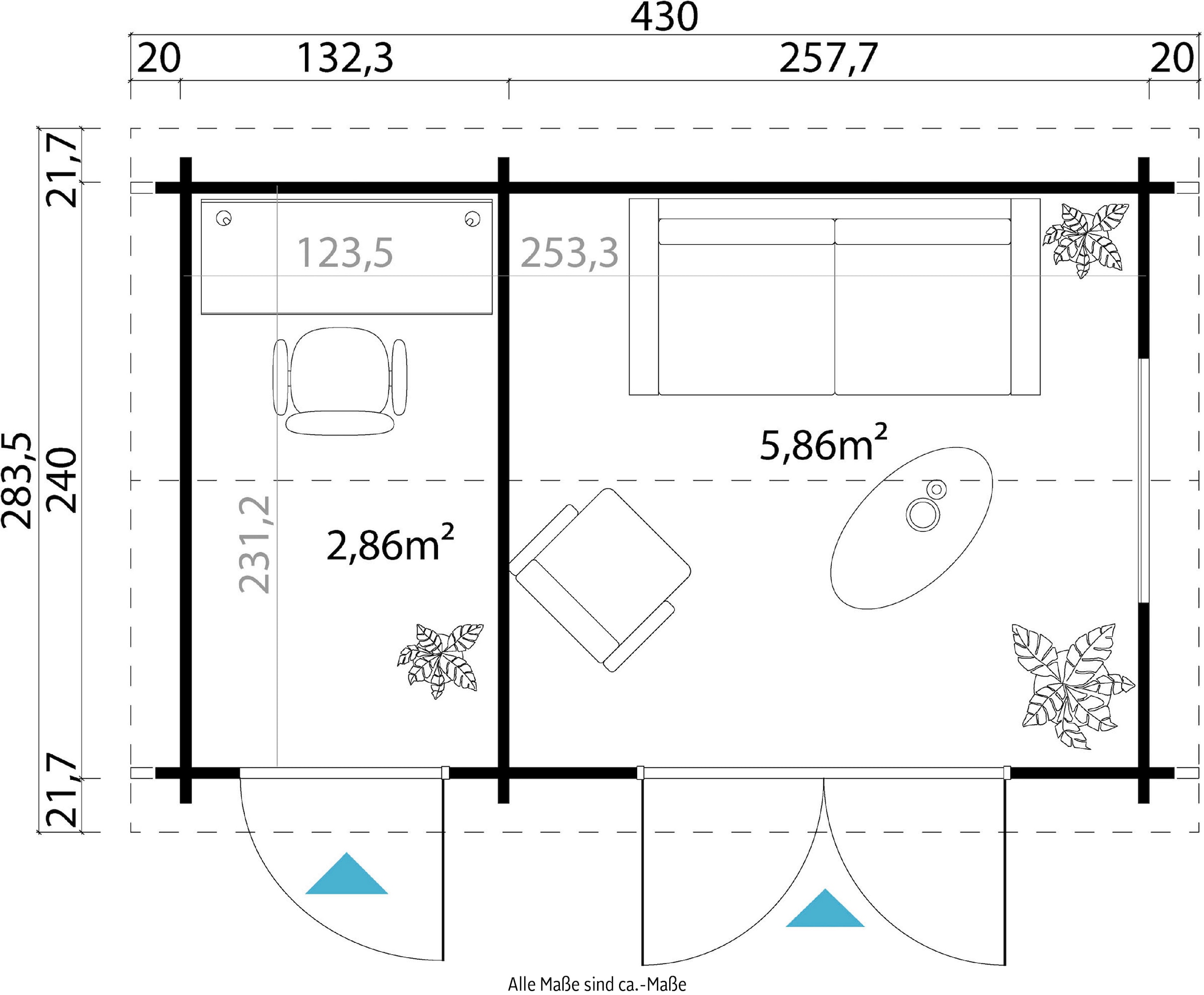 LASITA MAJA Gartenhaus »WREXHAM«