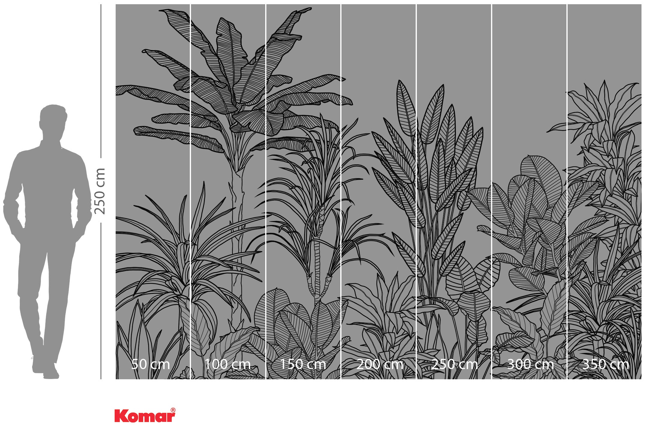 Komar Vliestapete »Digitaldruck Vlies - Savanna - Größe 350 x 250 cm«, bedruckt, Wohnzimmer, Schlafzimmer