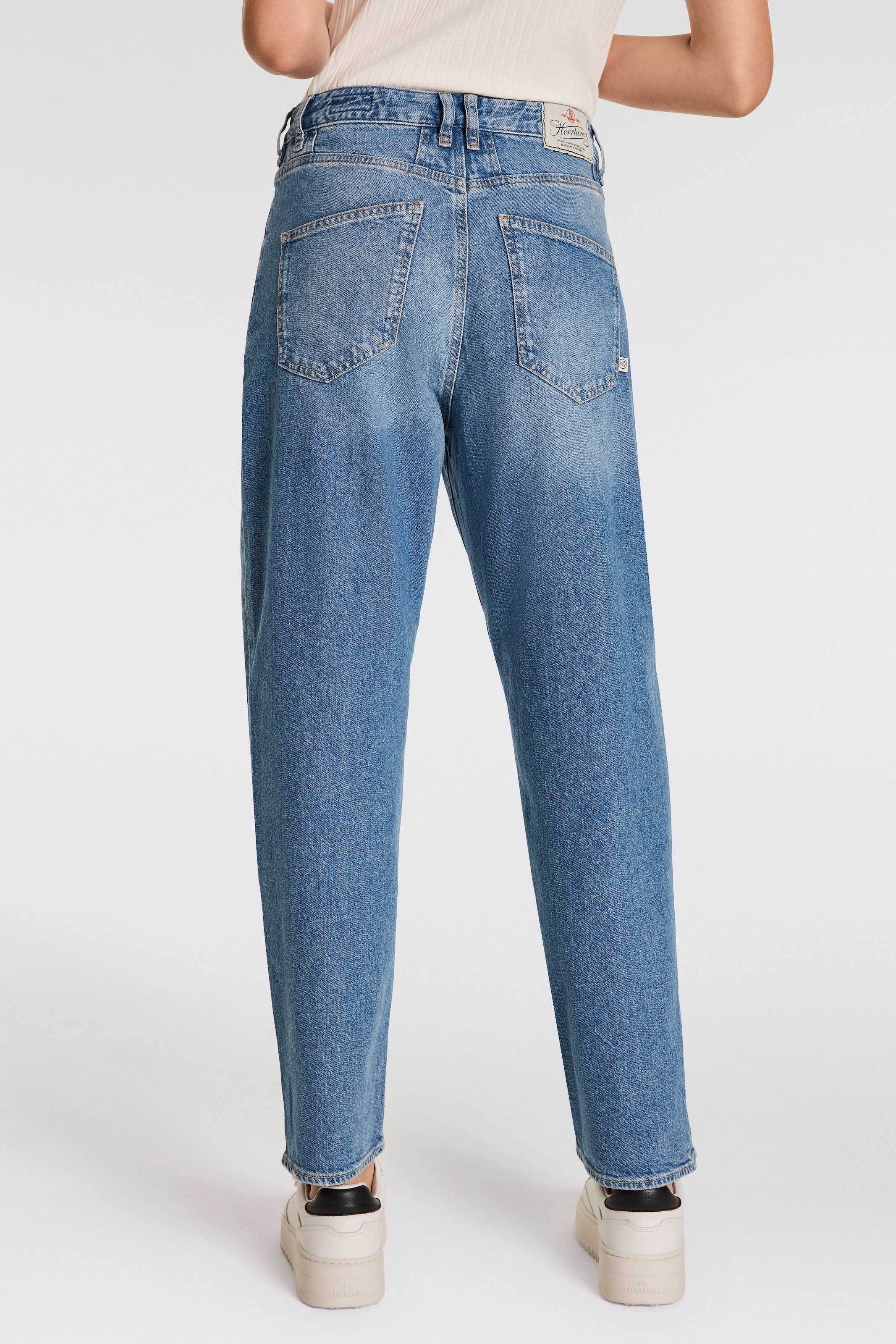 Herrlicher Straight-Jeans »Brooke Denim Light«, krempelbar