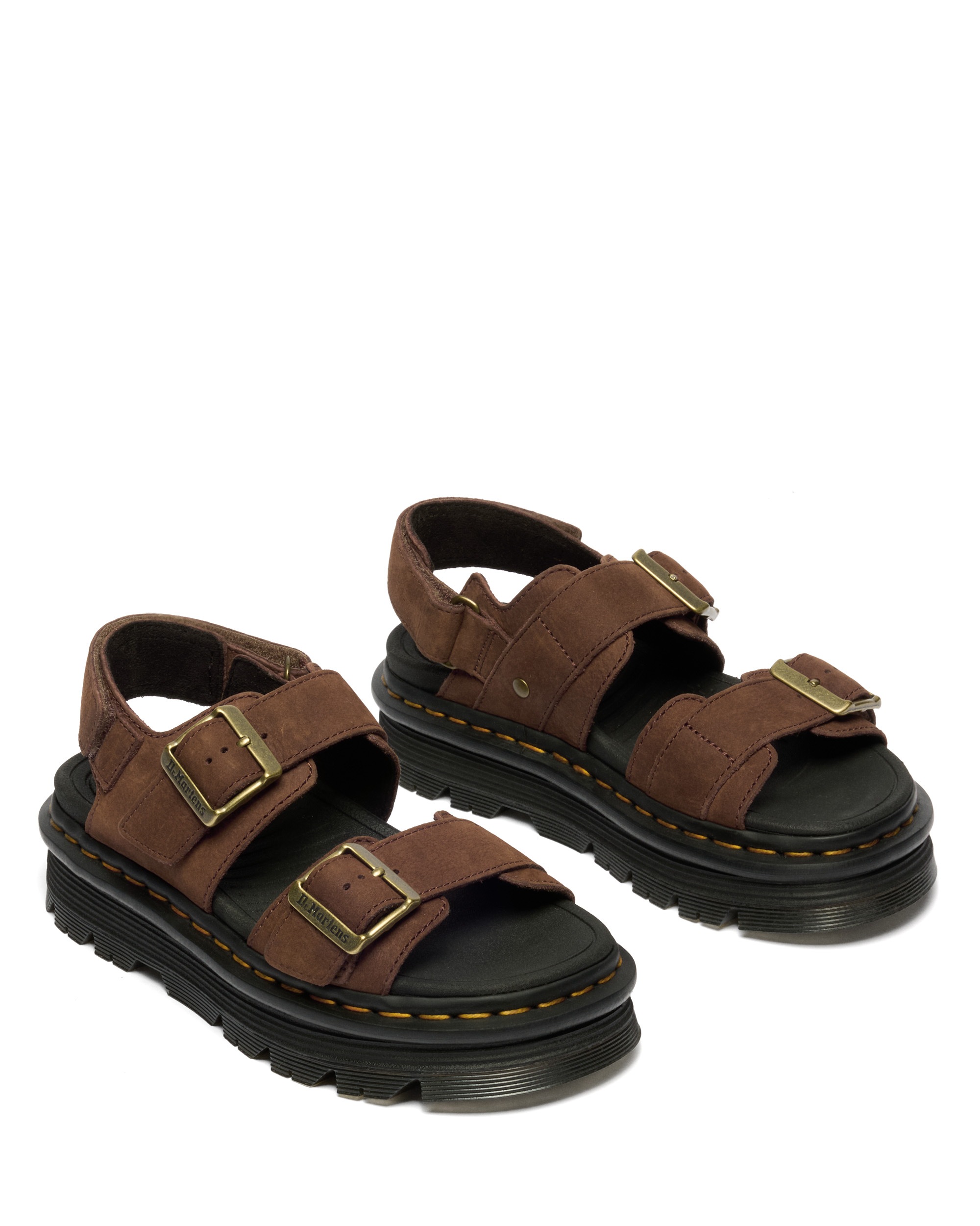DR. MARTENS Sandale »Zebzag«  Plateau, Sandalette, Sommerschuh mit typisch gelber Rahmennaht