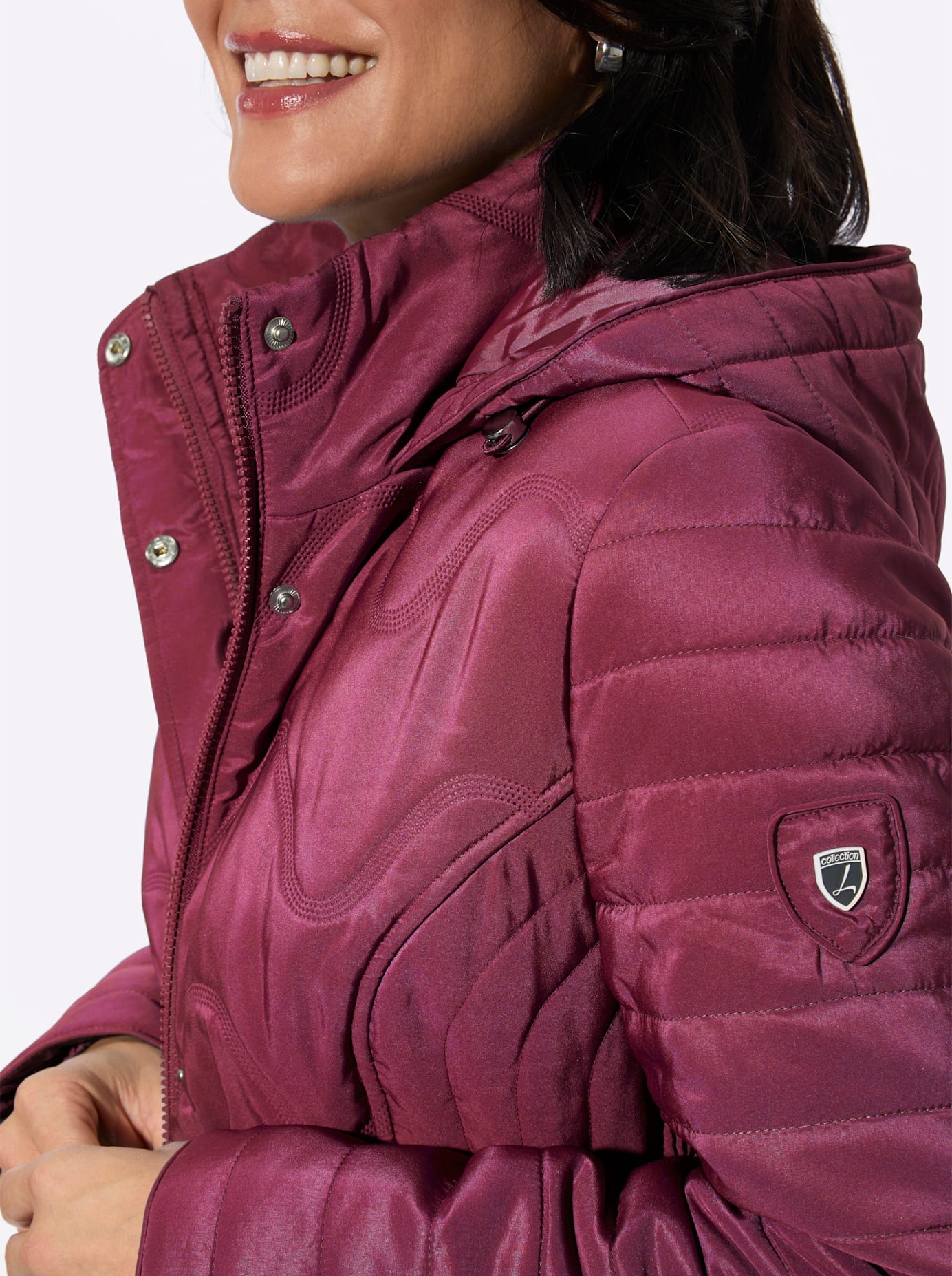 Casual Looks Steppjacke mit Kapuze