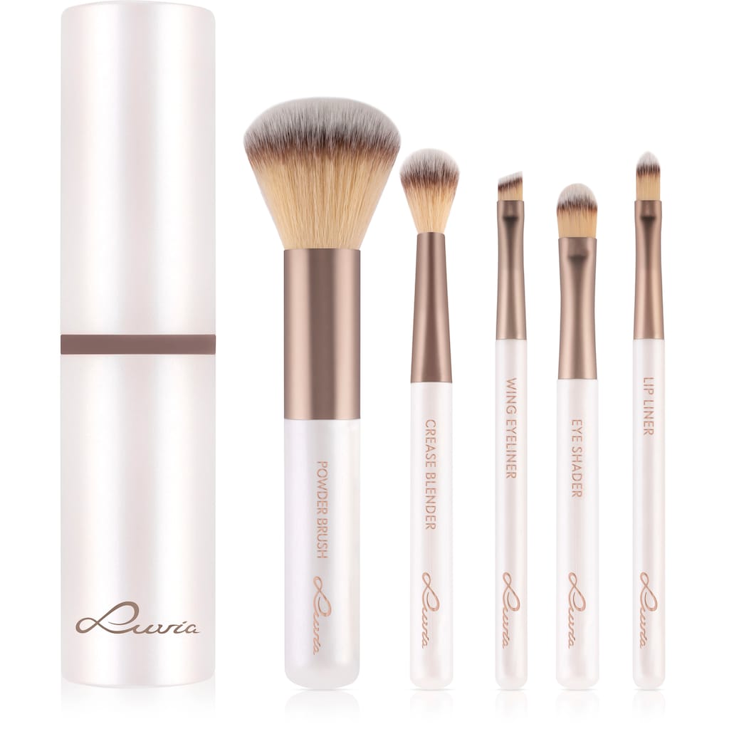 Luvia Cosmetics Kosmetikpinsel-Set »Mini Prime Vegan«, (5 tlg.)