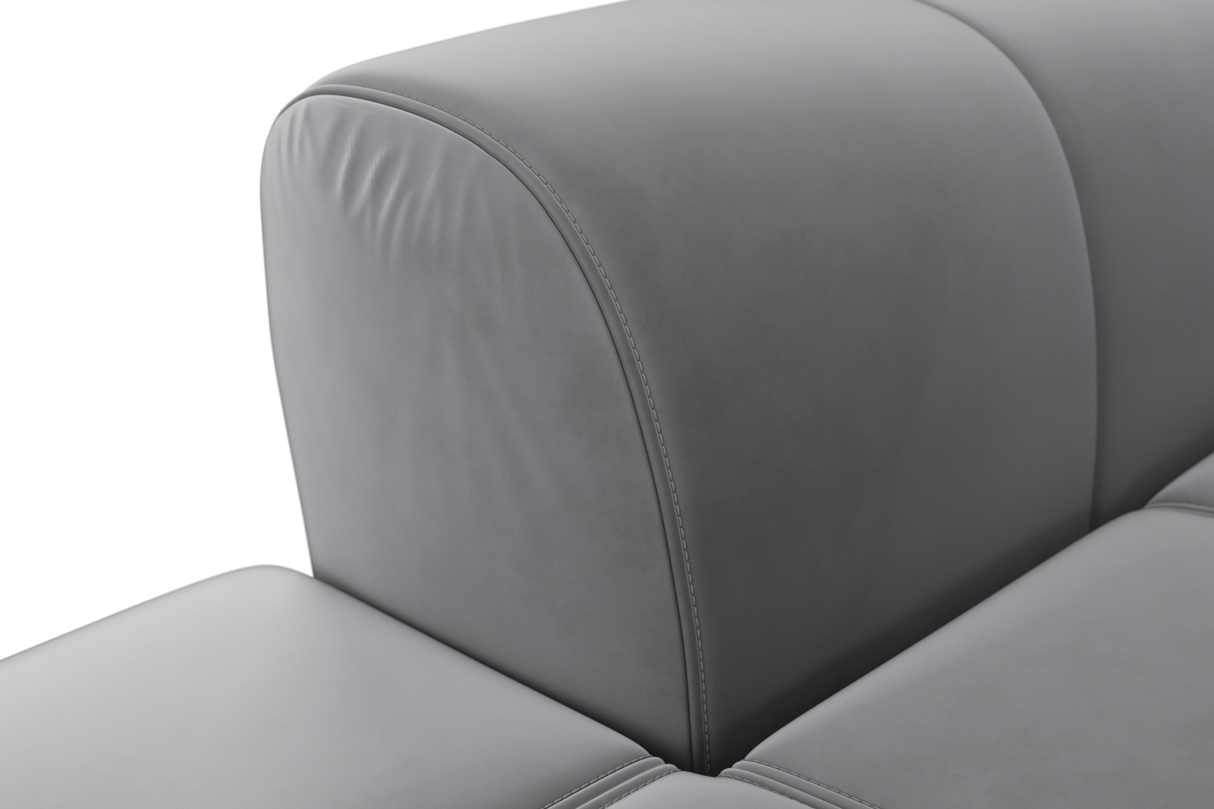 sit&more Wohnlandschaft »Bendigo U-Form«, inklusive Sitztiefenverstellung, Bodenfreiheit 15 cm, in 2 Fußfarben