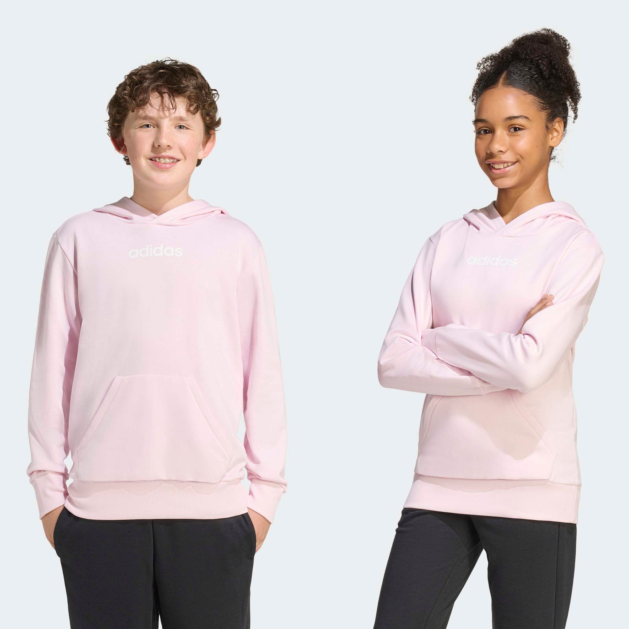 adidas Sportswear Kapuzensweatshirt "ESSENTIALS KIDS HOODIE", für Kinder, mit Kapuze, ohne Verschluss, in normaler Länge