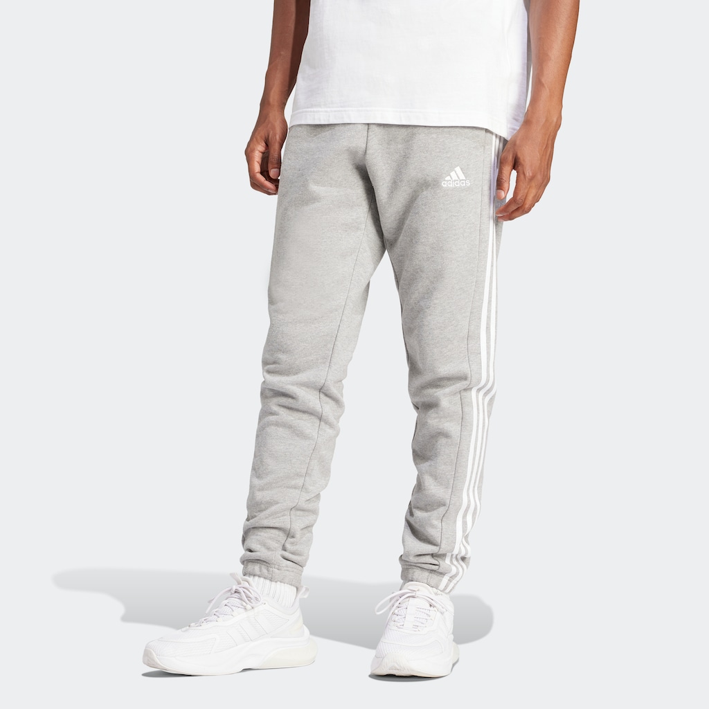 adidas Sportswear Sporthose »ESSENTIALS FRENCH TERRY TAPERED ELASTIC CUFF 3STREIFEN HOSE«, (1 tlg.)