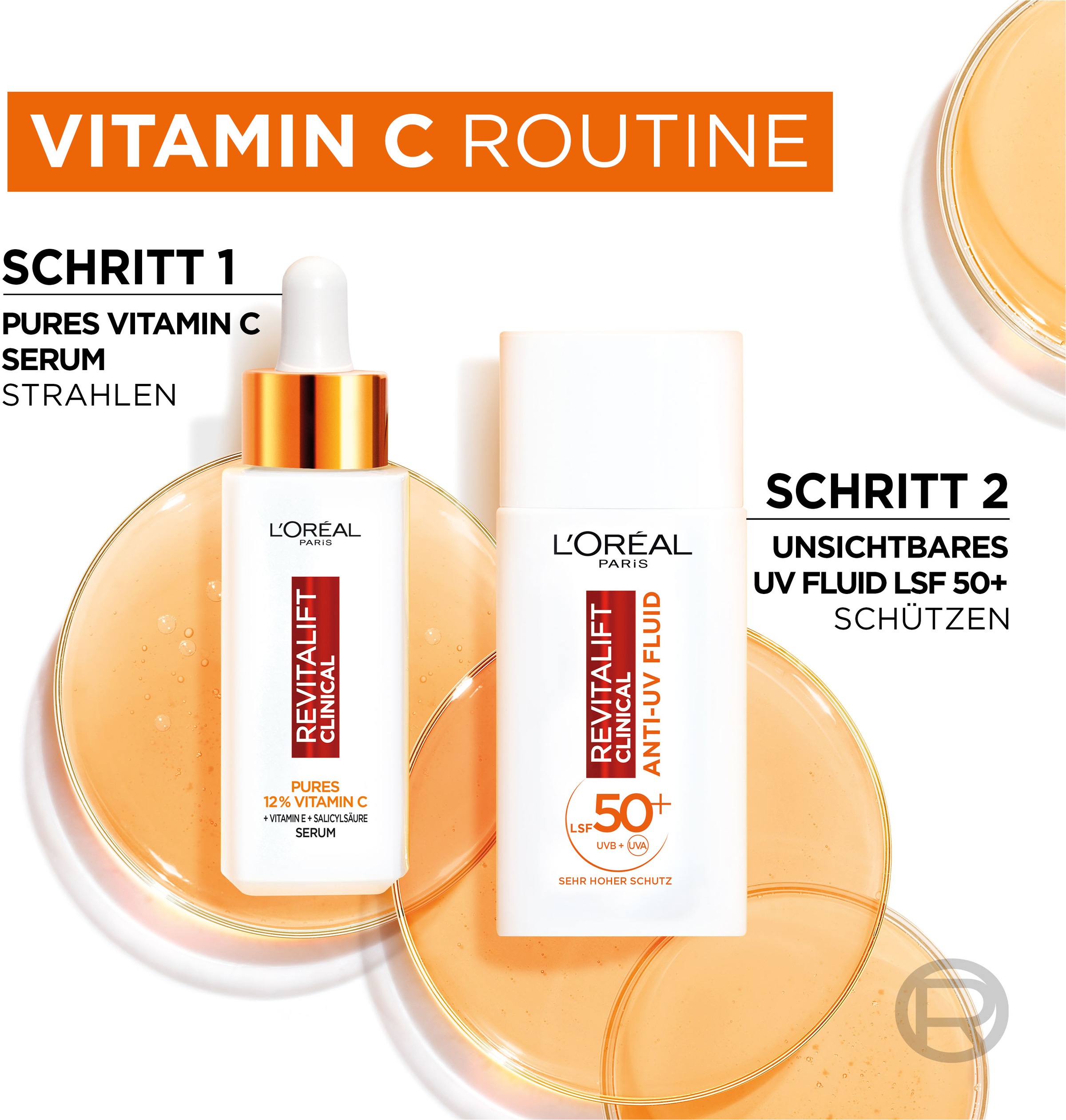 L'ORÉAL PARIS Gesichtsserum »Gesichtsserum mit Vitamin C«, anioxidativ