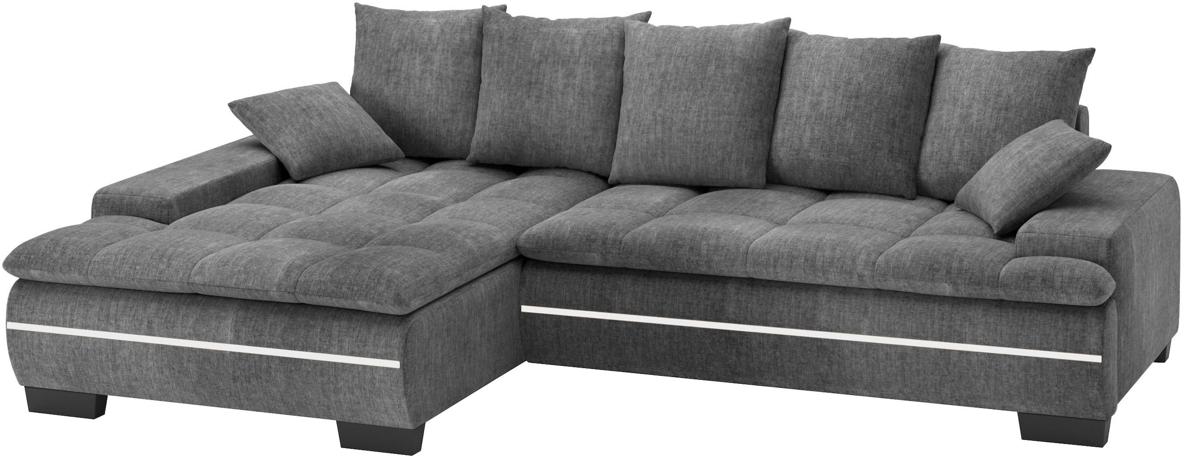 Mr. Couch Ecksofa "Haiti II, L-Form", RGB-LED Beleuchtung, Kaltschaum, wahl günstig online kaufen
