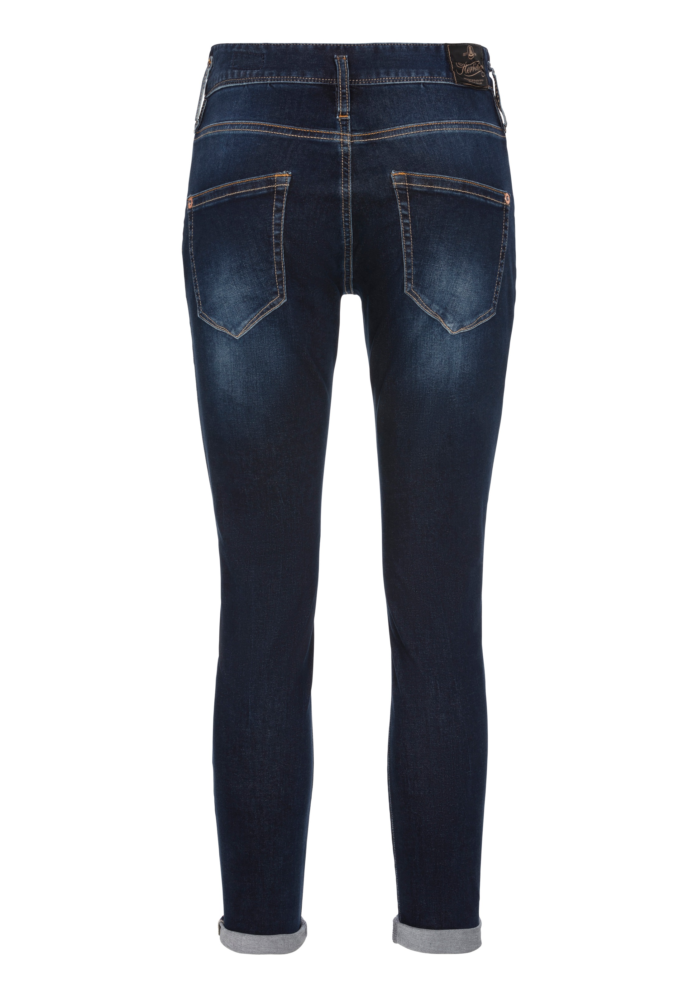 Herrlicher 7/8-Jeans "Shyra Cropped Reused Denim", mit tiefsitzenden Tasche günstig online kaufen