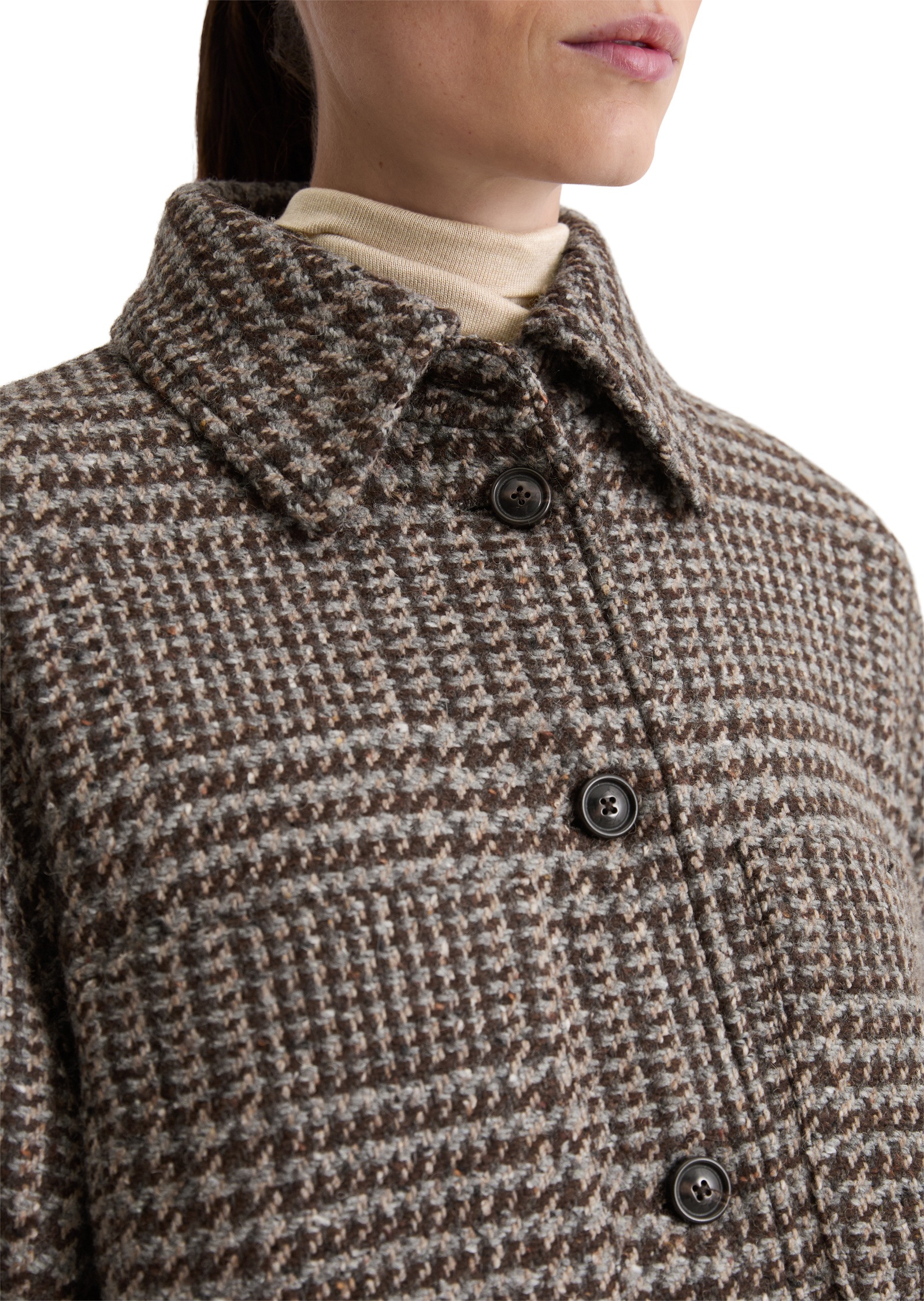 Marc O'Polo Outdoorjacke »aus Wolle-Mix« ohne Kapuze