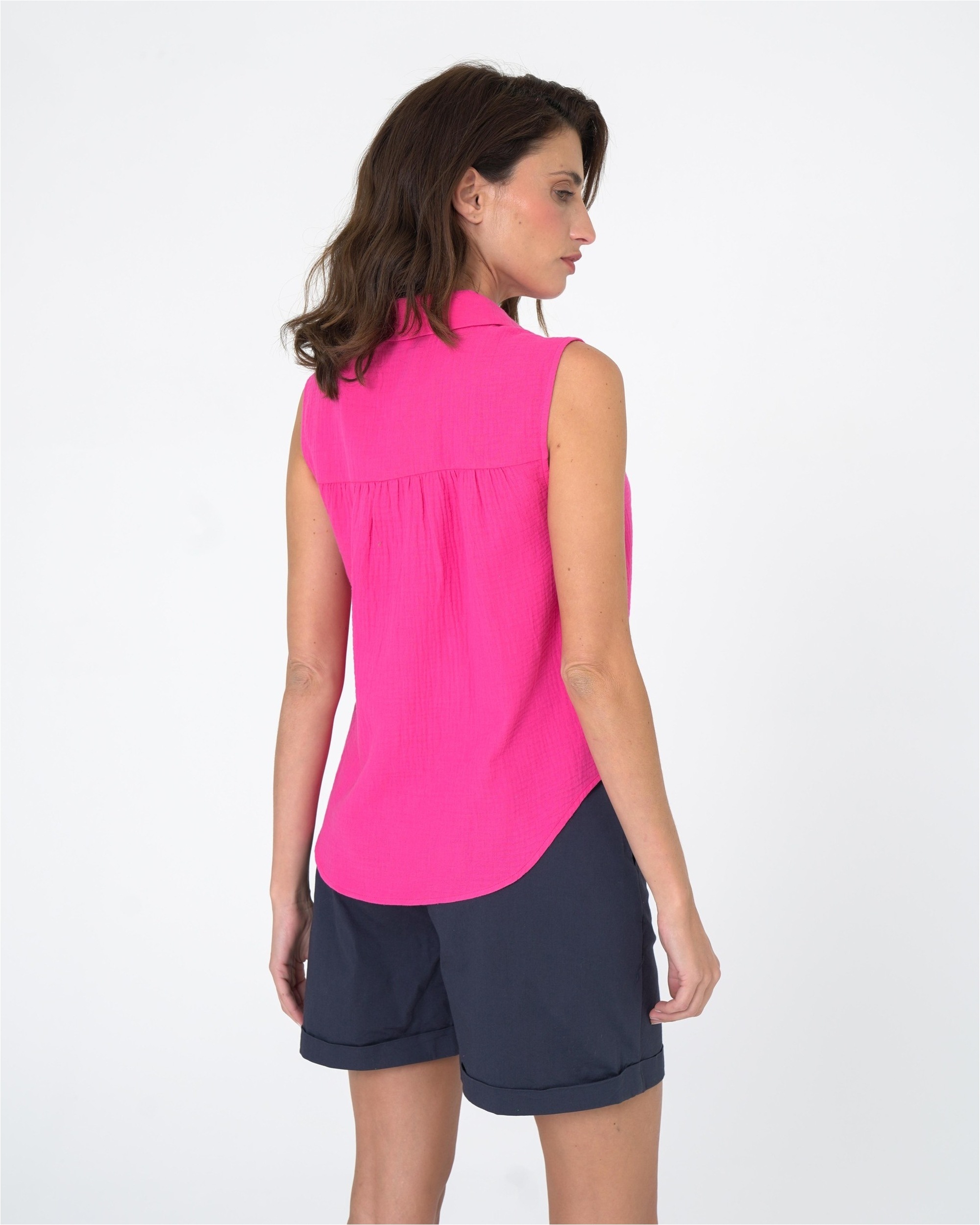 freshlions Klassische Bluse »Ruth«, im ärmellosen Design