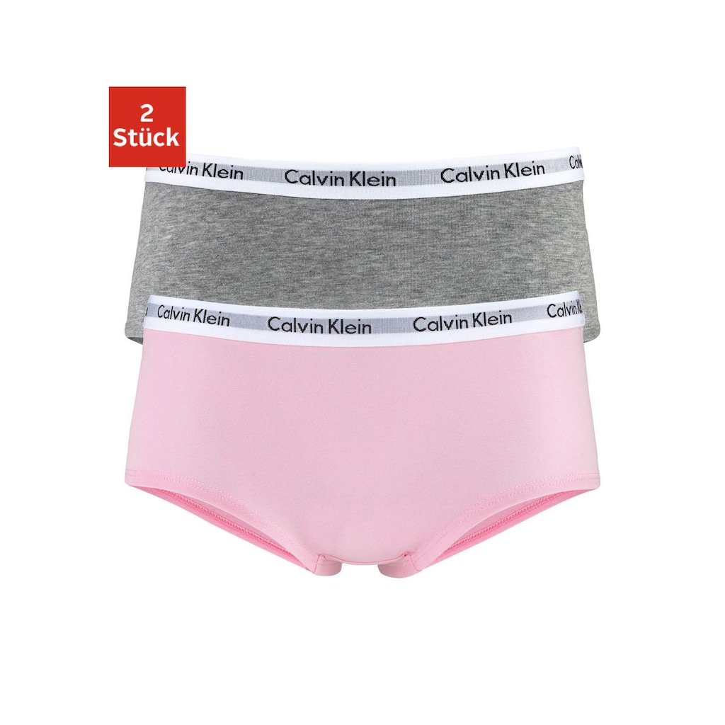 Calvin Klein Underwear Panty, (2 St.), Kinder Kids Junior MiniMe,für Mädchen mit Logobund