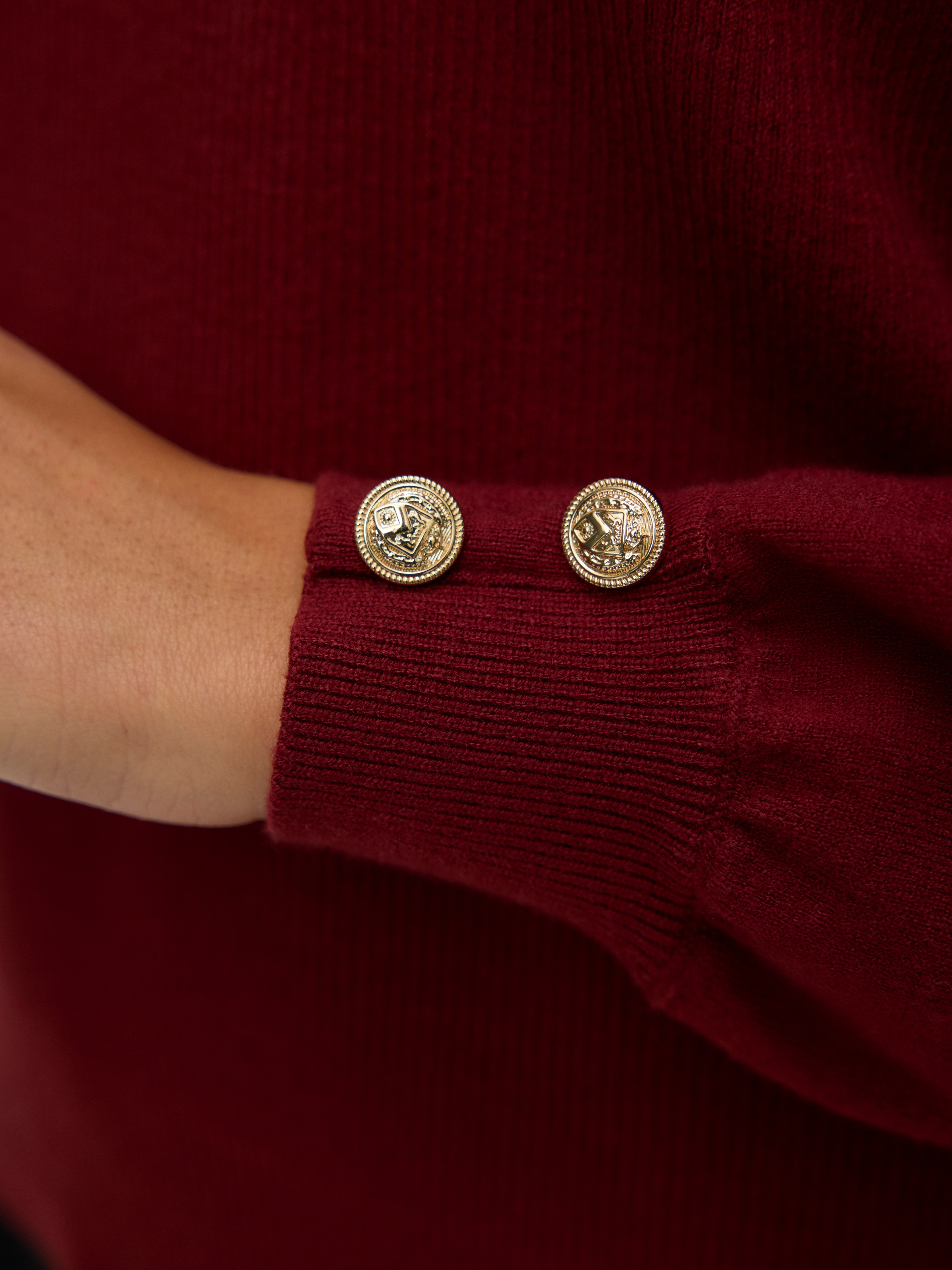 Thumbnail - Vero Moda Strickpullover "VMHOLLYKARIS LS O-NECK PULLOVER BOO"