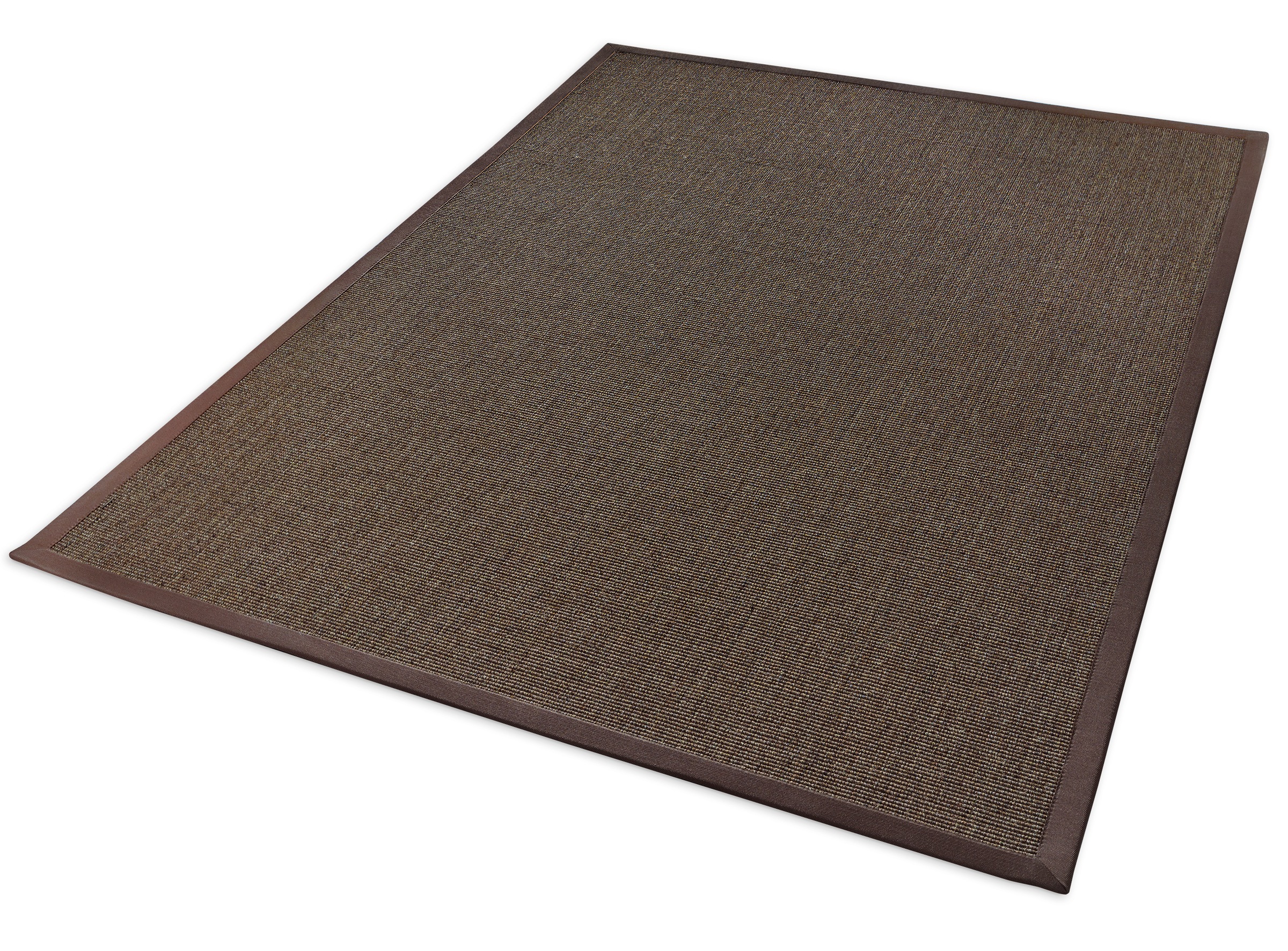 Sisalteppich DEKOWE "Mara S2 mit Bordüre", braun (mokka), B:160cm H:5mm L:230cm, Sisal, Teppiche, Sisalteppich, Flachgewebe, Material: 100% Sisal, Wohnzimmer, Kundenliebling 3