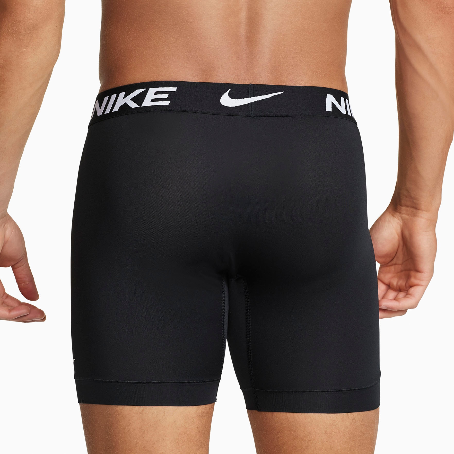 NIKE Underwear Boxer »BOXER BRIEF LONG 3PK«, (Packung, 3er-Pack), mit Elastikbund mit Nike Logo-Schriftzug