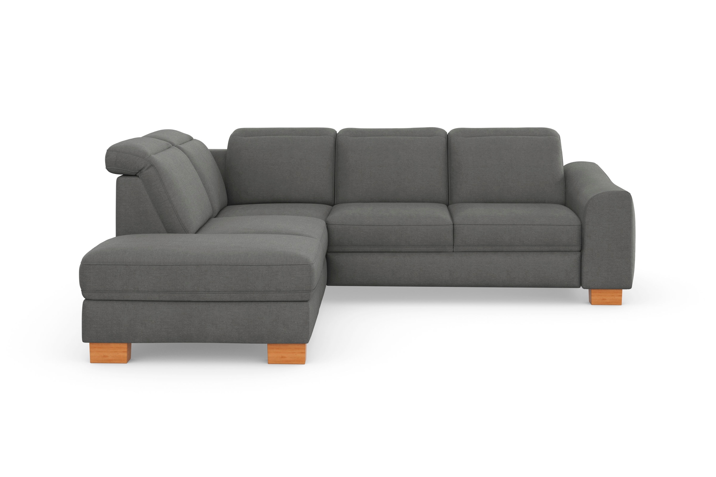 sit&more Ecksofa "Dundee L-Form", mit Federkern und Massivholzfüßen, wahlwe günstig online kaufen