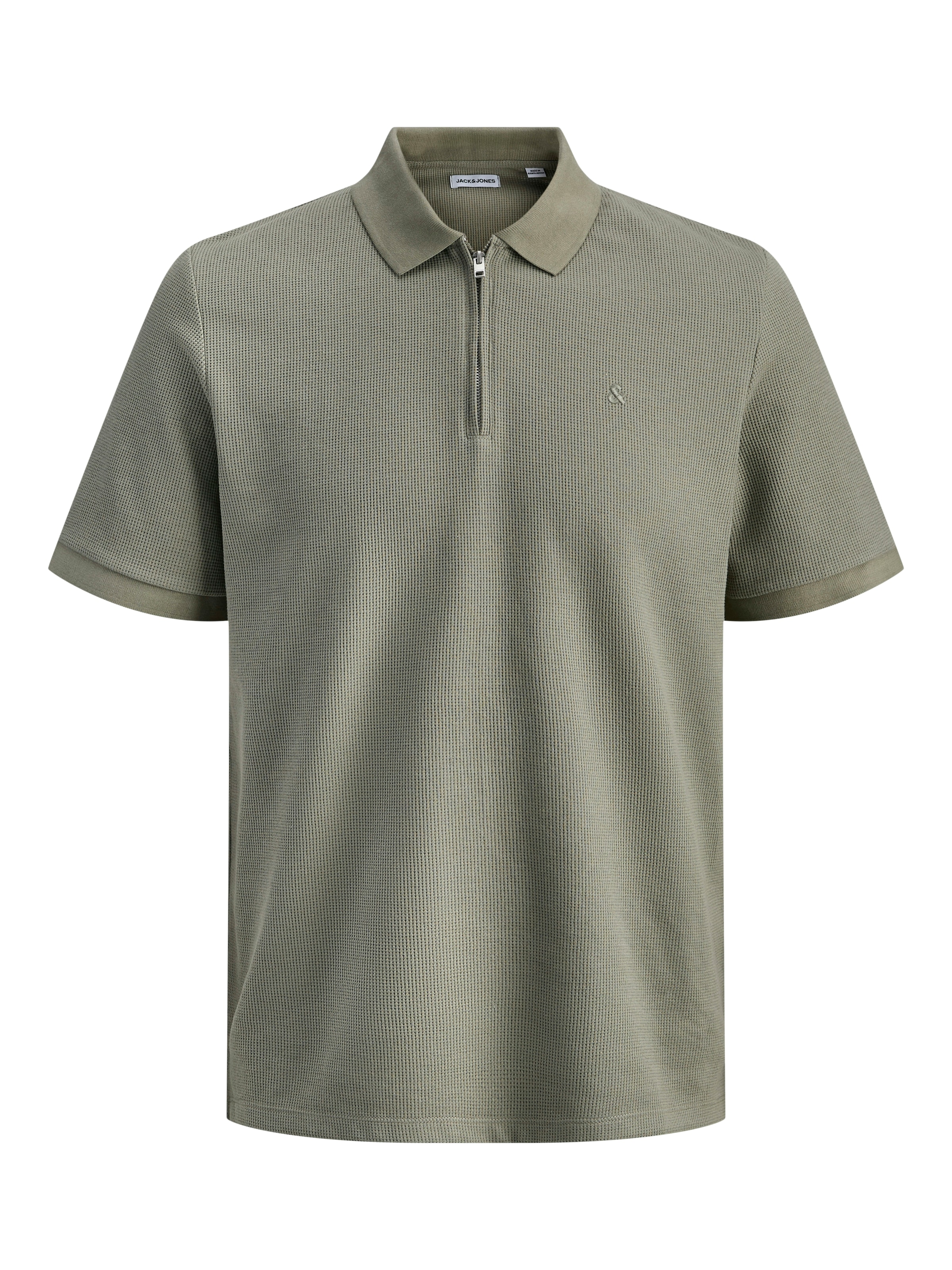 Jack & Jones Poloshirt »JJEAUSTIN ZIP POLO SS NOOS« mit Polokragen