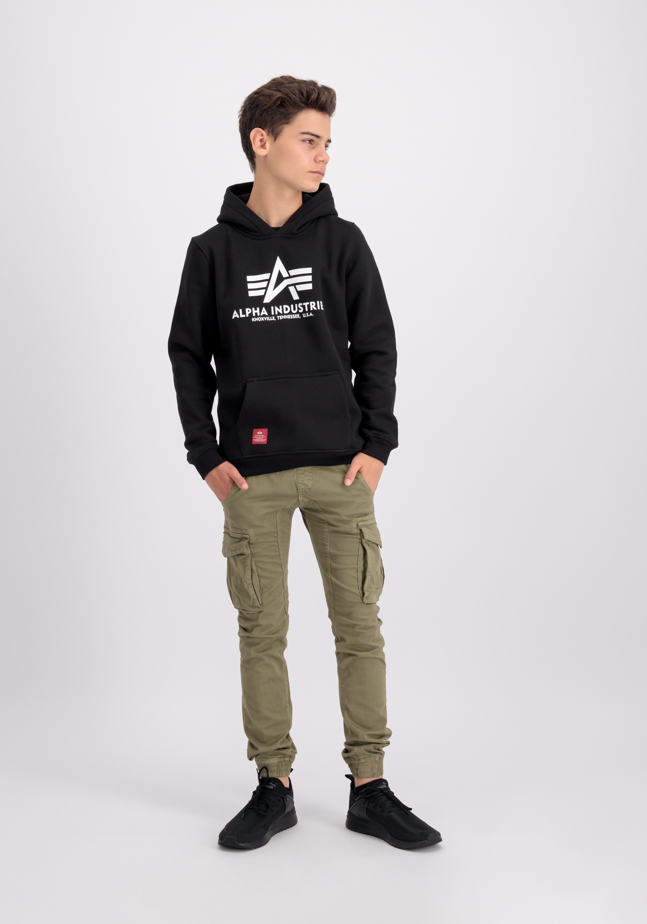 Thumbnail - Alpha Industries Hoodie "Basic Hoodie BL K"