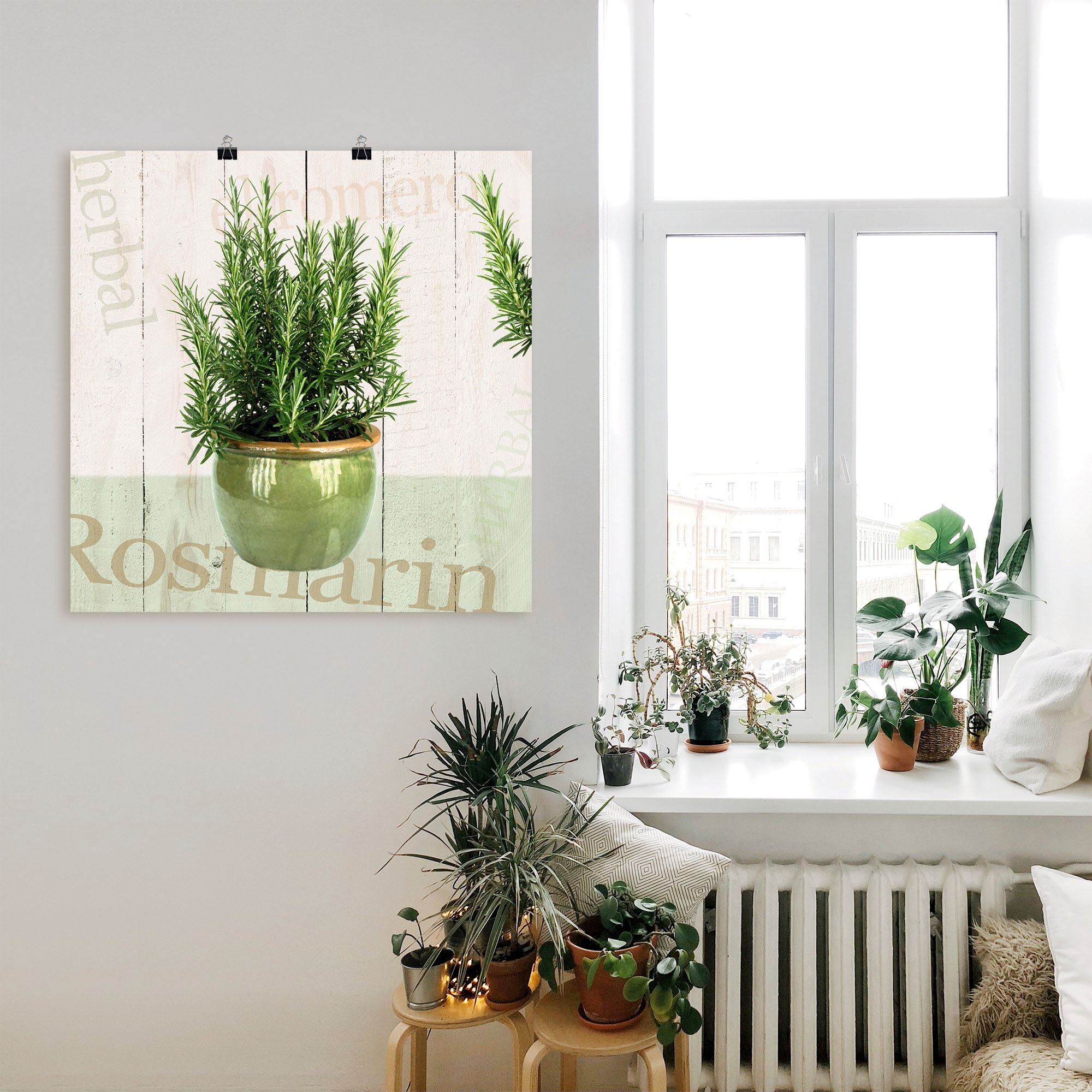 Artland Wandbild »Rosmarin«, Pflanzen, (1 St.), als Alubild, Outdoorbild, Leinwandbild, Poster in verschied. Größen