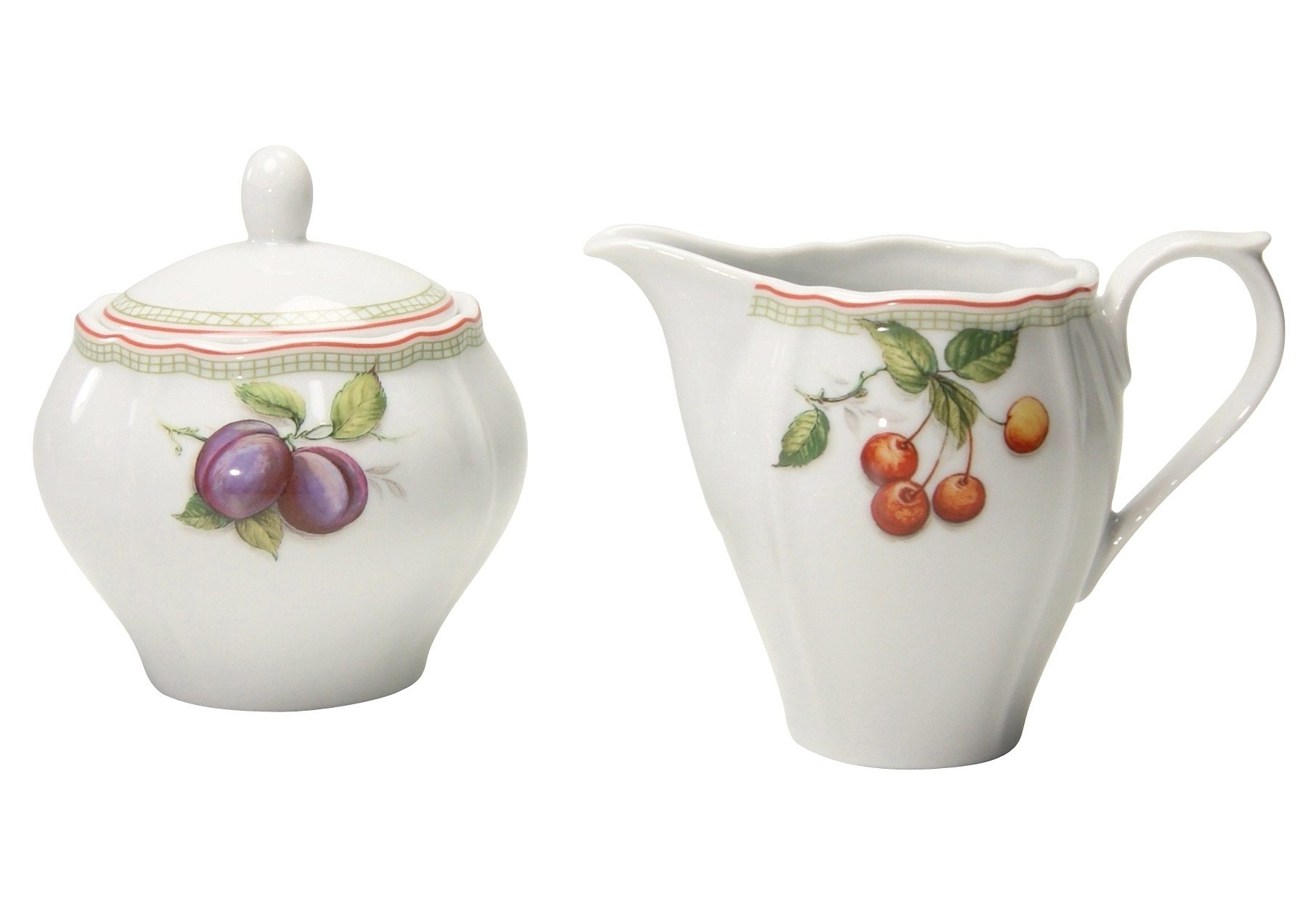 CreaTable Milch- und kaufen (Set, Zuckerset tlg., 1 BAUR 1 Orchard«, Milchkännchen, 2 | Zuckerdose) »Flora