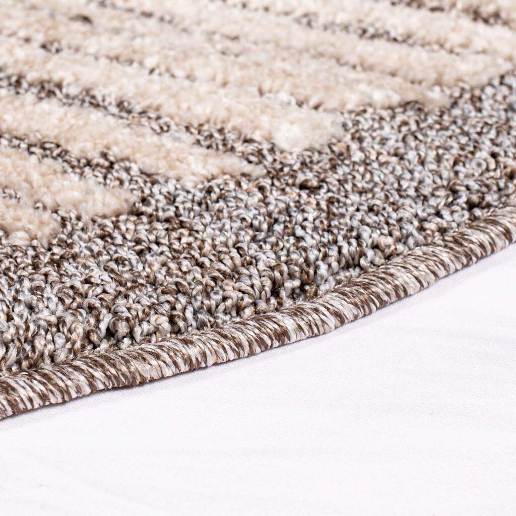 Carpet City Teppich »Art 2231«, rund, Kurzflor, Streifen-Muster, ideal für Flur & Diele