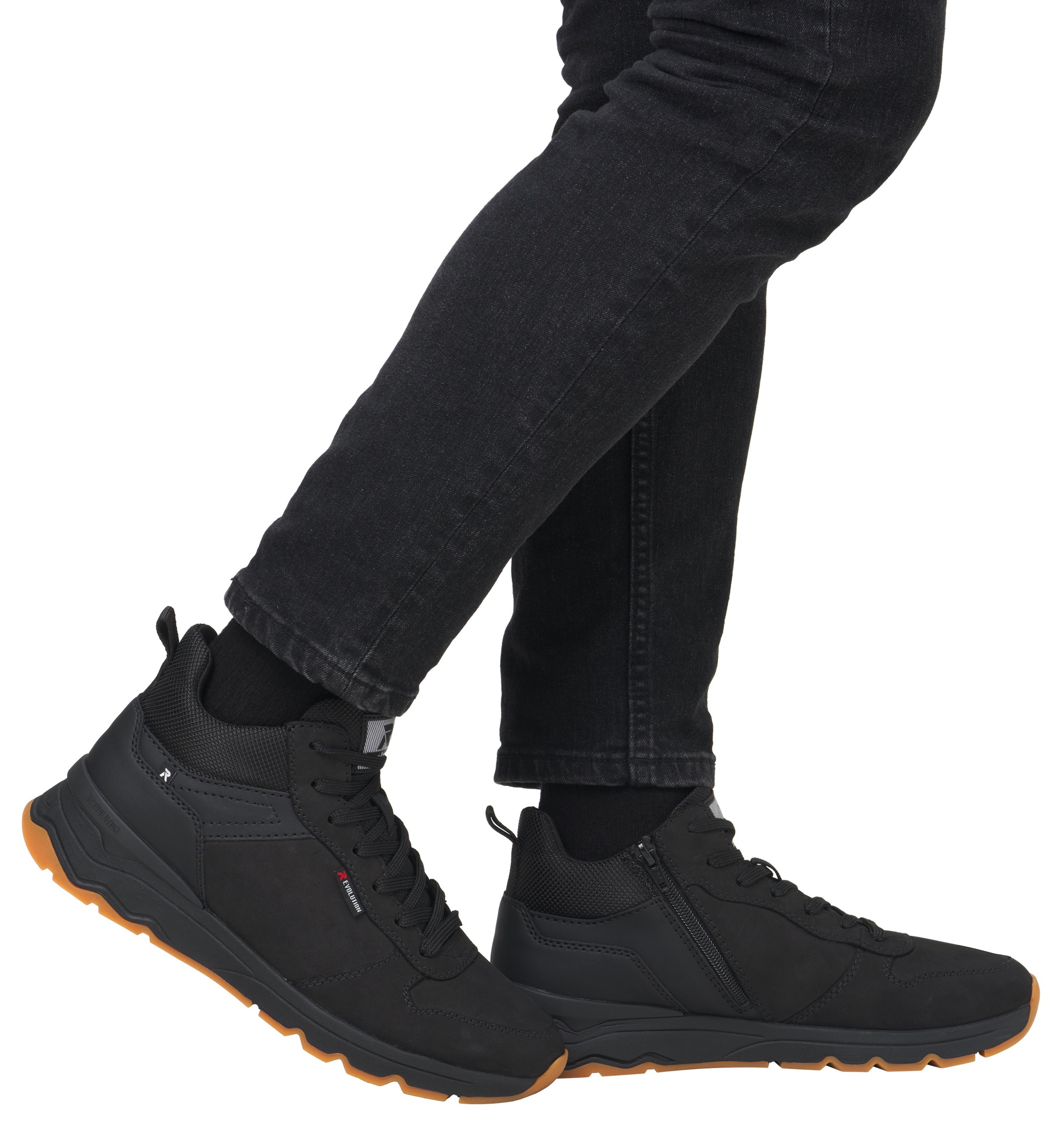 Rieker EVOLUTION Sneaker, Freizeitschuh, Outdoorschuh, Schnürboots mit Innenreißverschluss