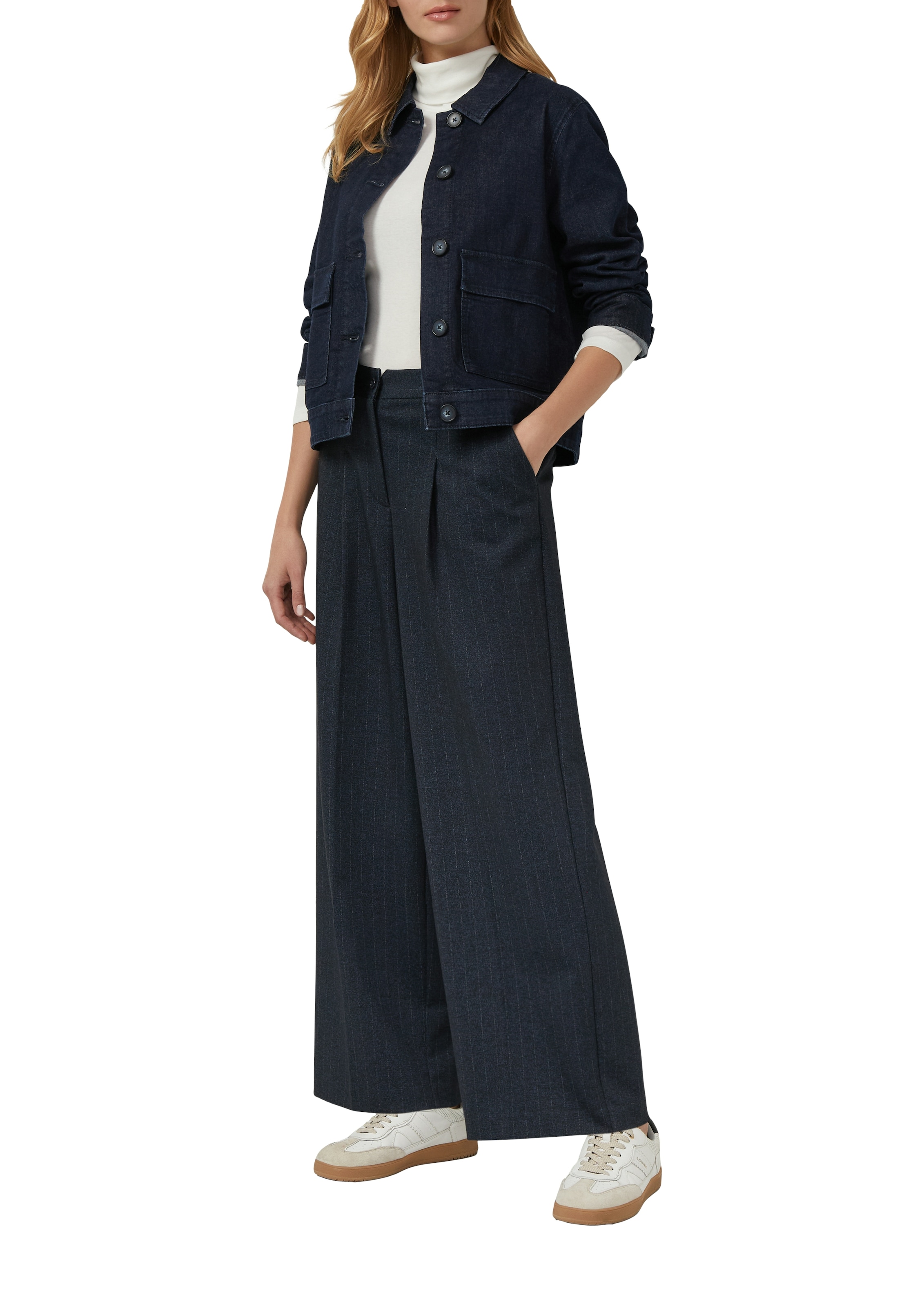 s.Oliver Rollkragenshirt, im Slim Fit, Langarm