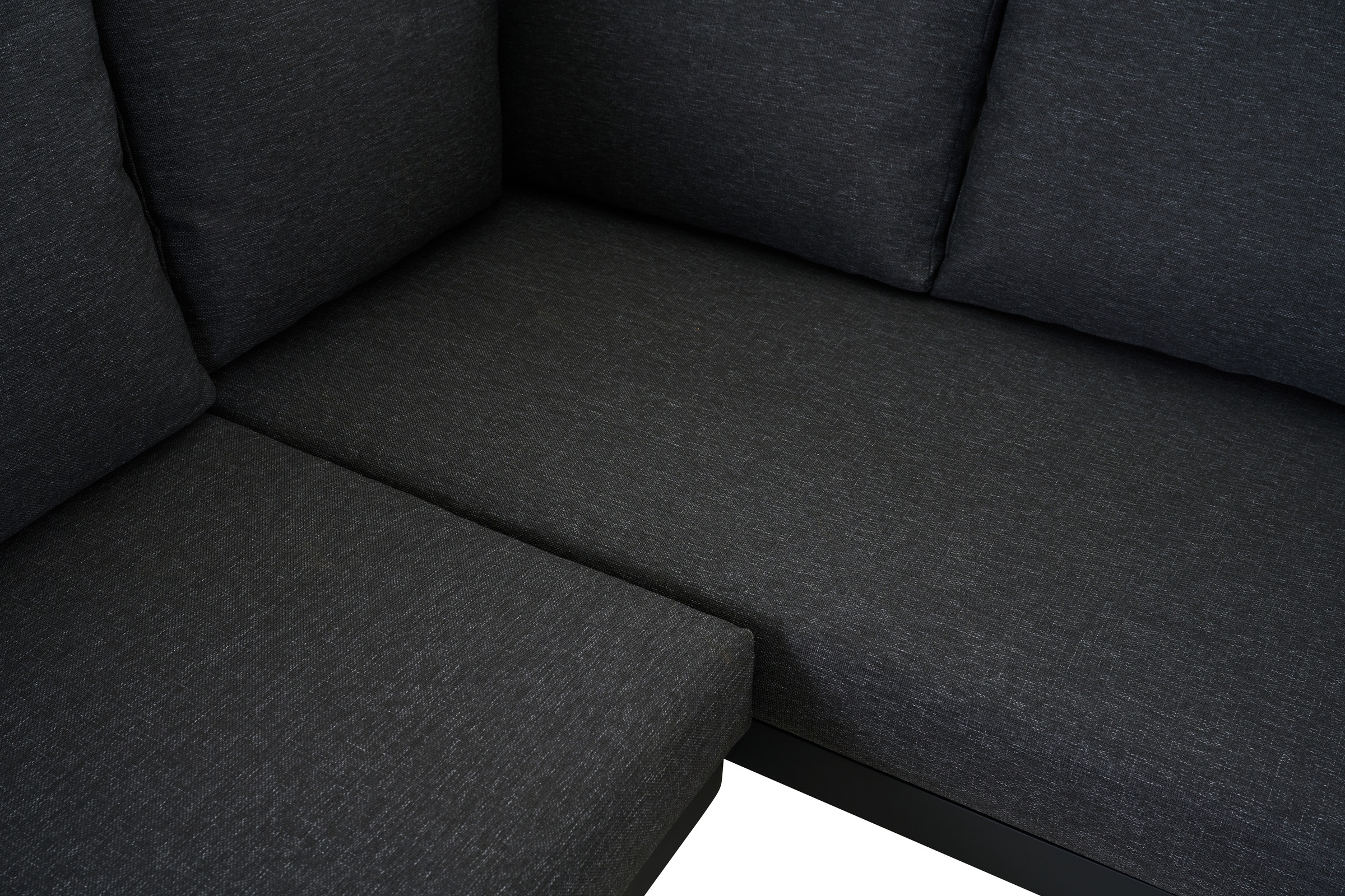 Siena Garden Loungeset »WESTON« Set, 3 tlg. aus Aluminium, inkl. Sitz- und Rückenkissen in mix anthrazit