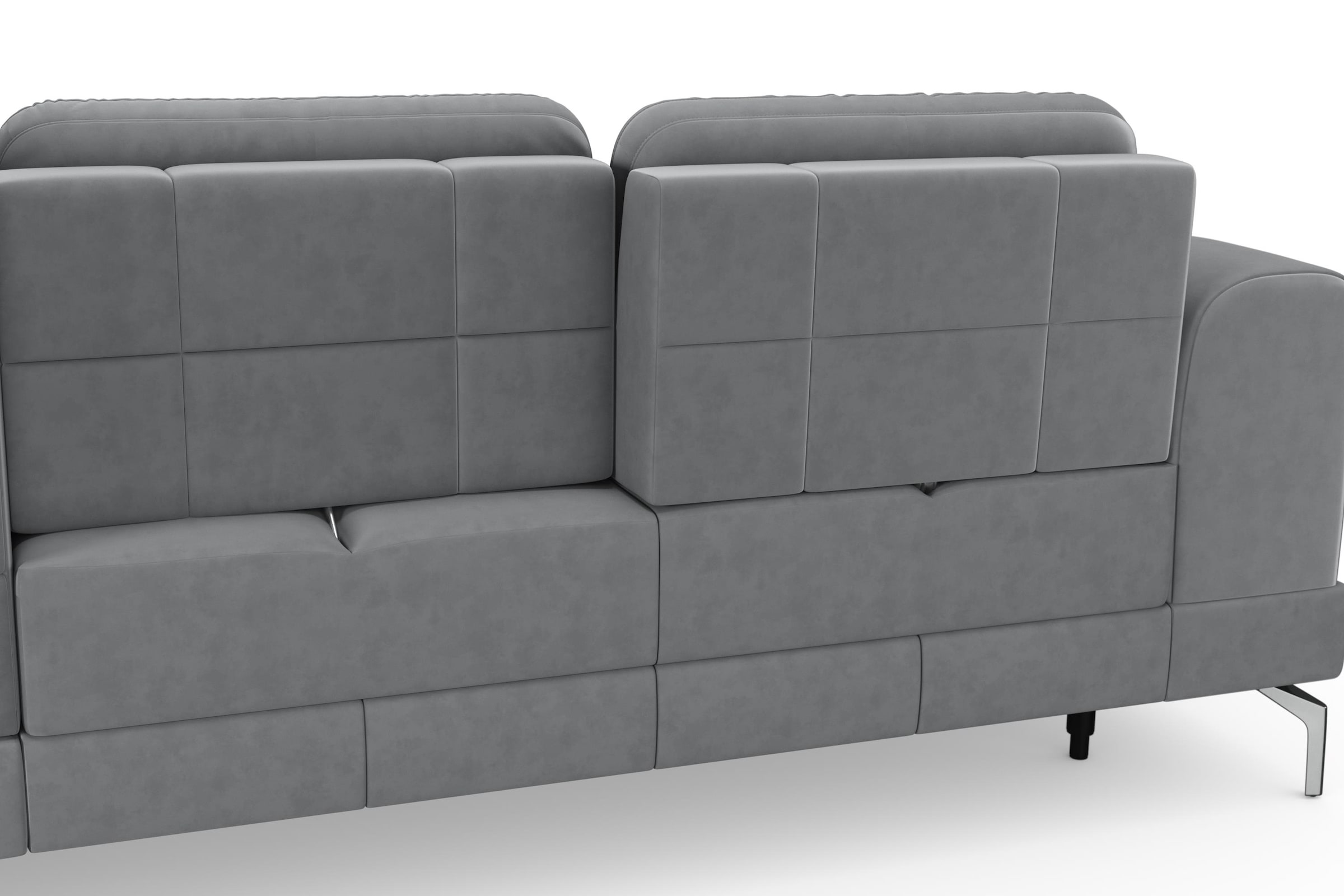 sit&more Ecksofa »Bendigo L-Form« inklusive Sitztiefenverstellung, Bodenfreiheit 15 cm, 2 Fußfarben